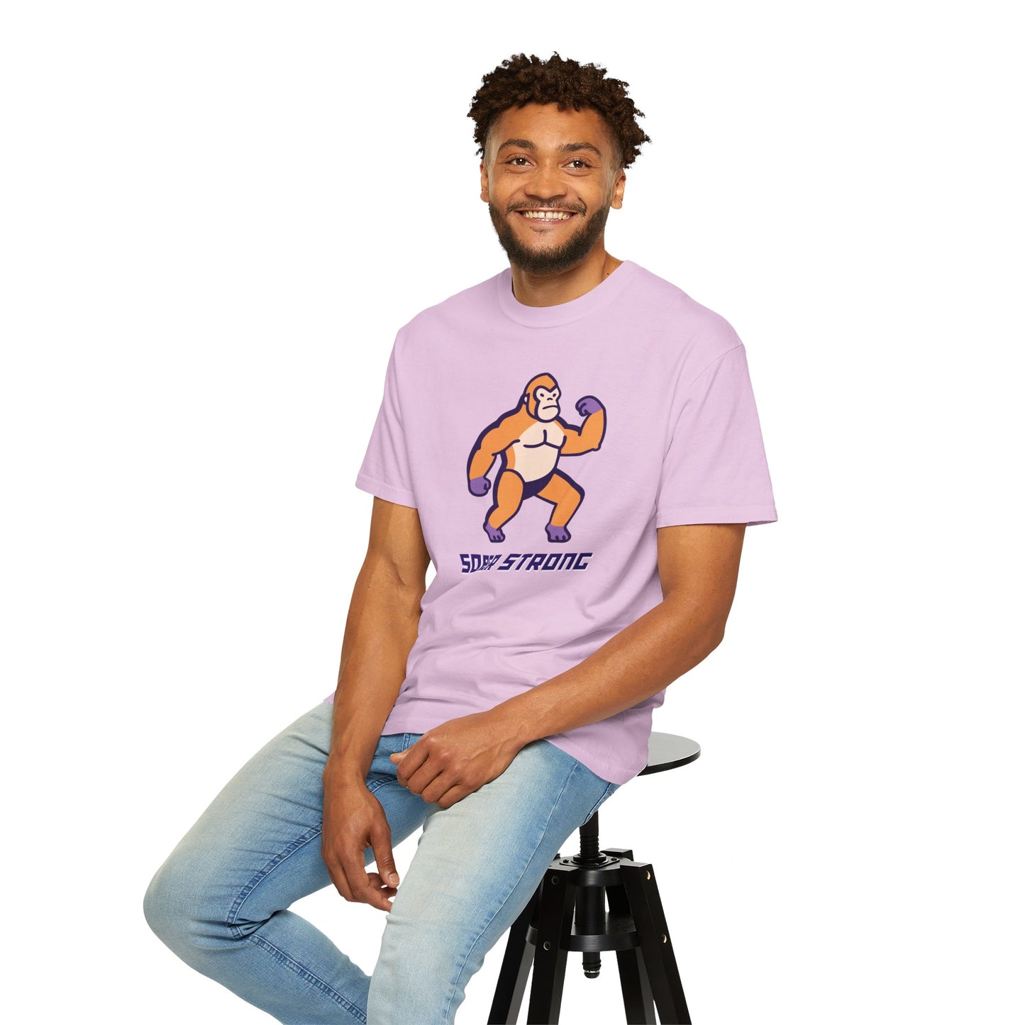 Sober Strong Gorilla T-Shirt π¦β Retro Sobriety Tee, Motivational Recovery Shirt, Unisex Graphic Top, Sobriety Gift for Men and Women