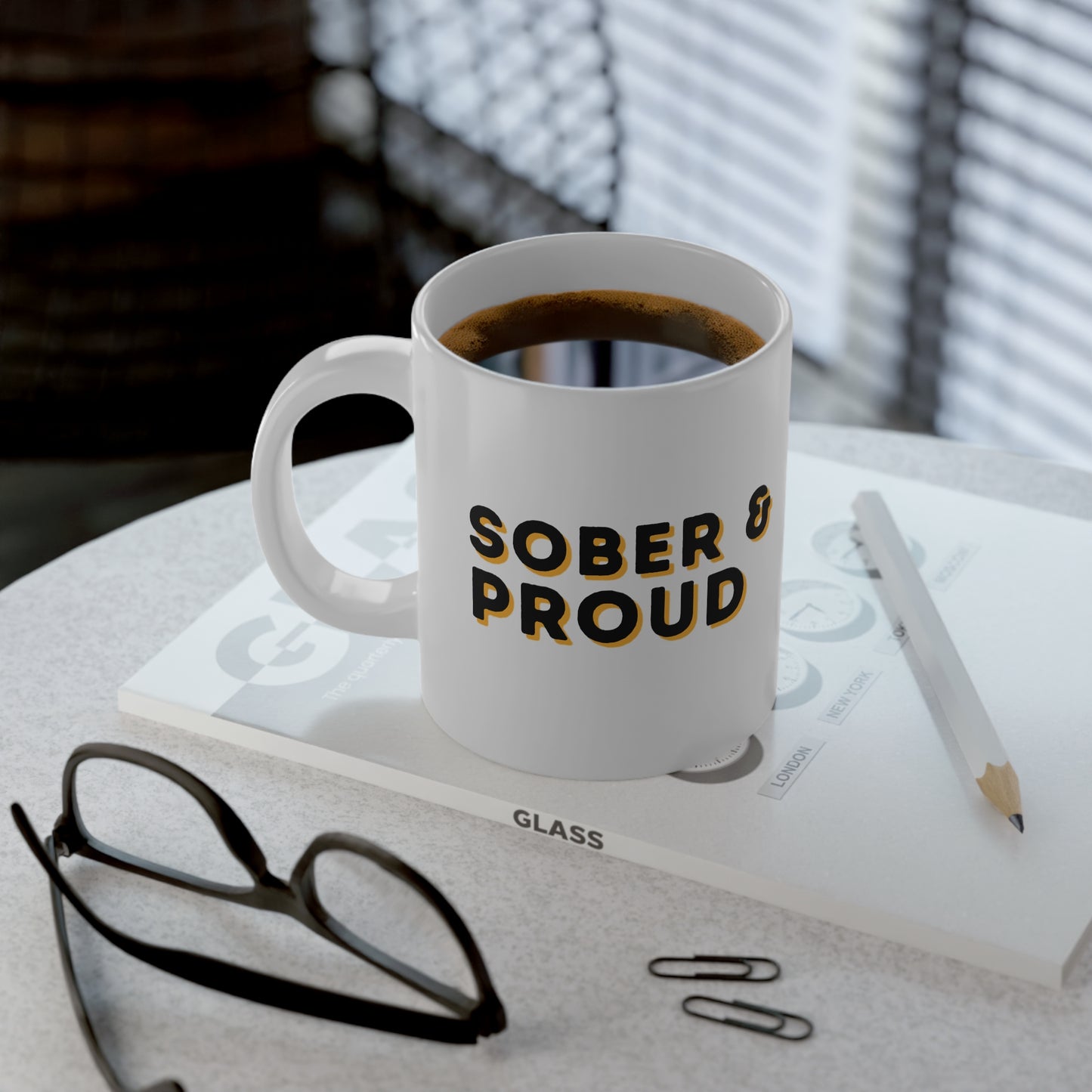 Sober & Proud Mug β | Sobriety Gift π | Recovery Coffee Cup | AA NA Support Gift | Inspirational Mug for Sober Living πͺ | Sobriety Anniversary Gift π