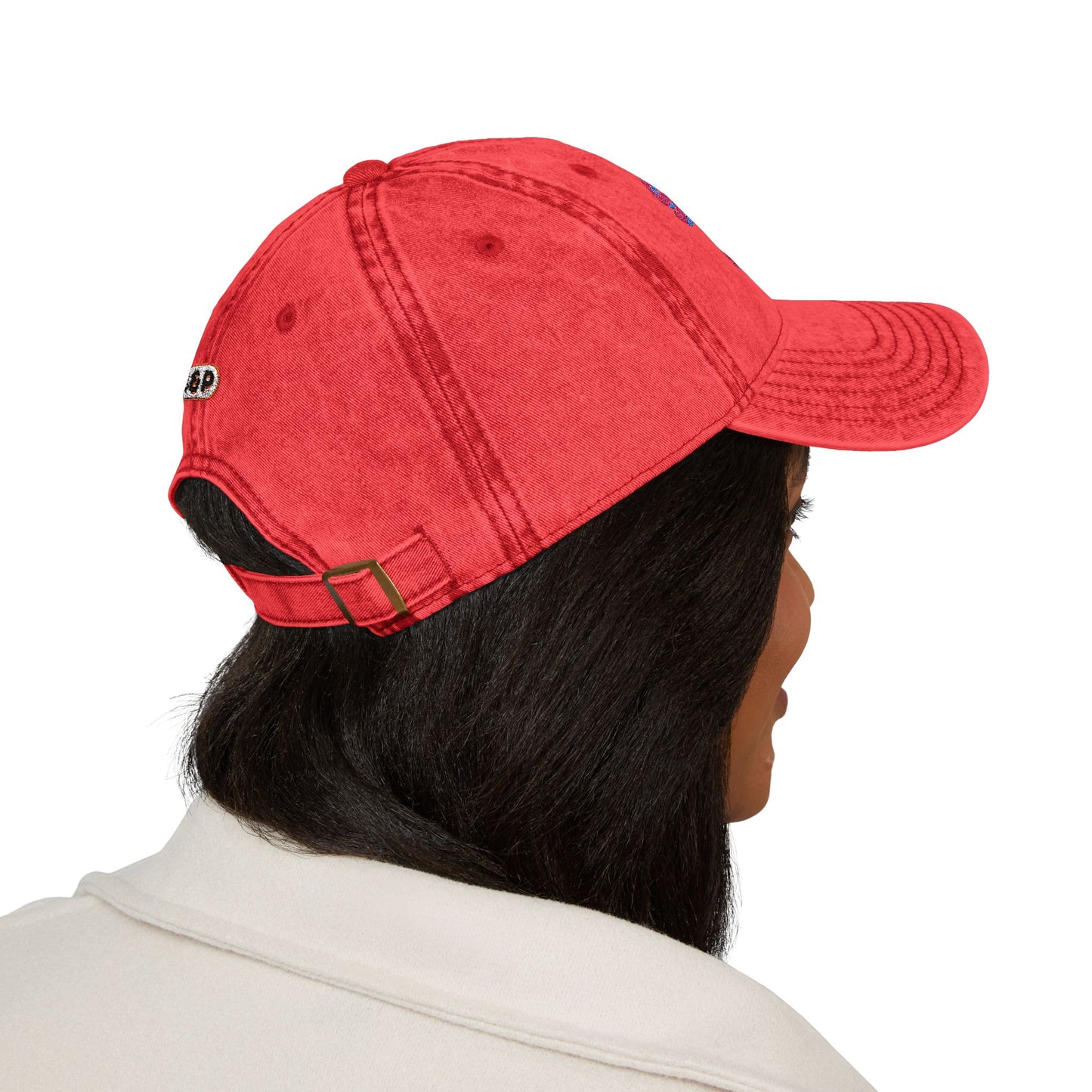 ✨🧢 Sober Babe Vintage Distressed Hat 🌸💖Vintage Distressed Baseball Cap, Sobriety Gift for Her, Bright Color Recovery Hat, Feminine Sober Cap