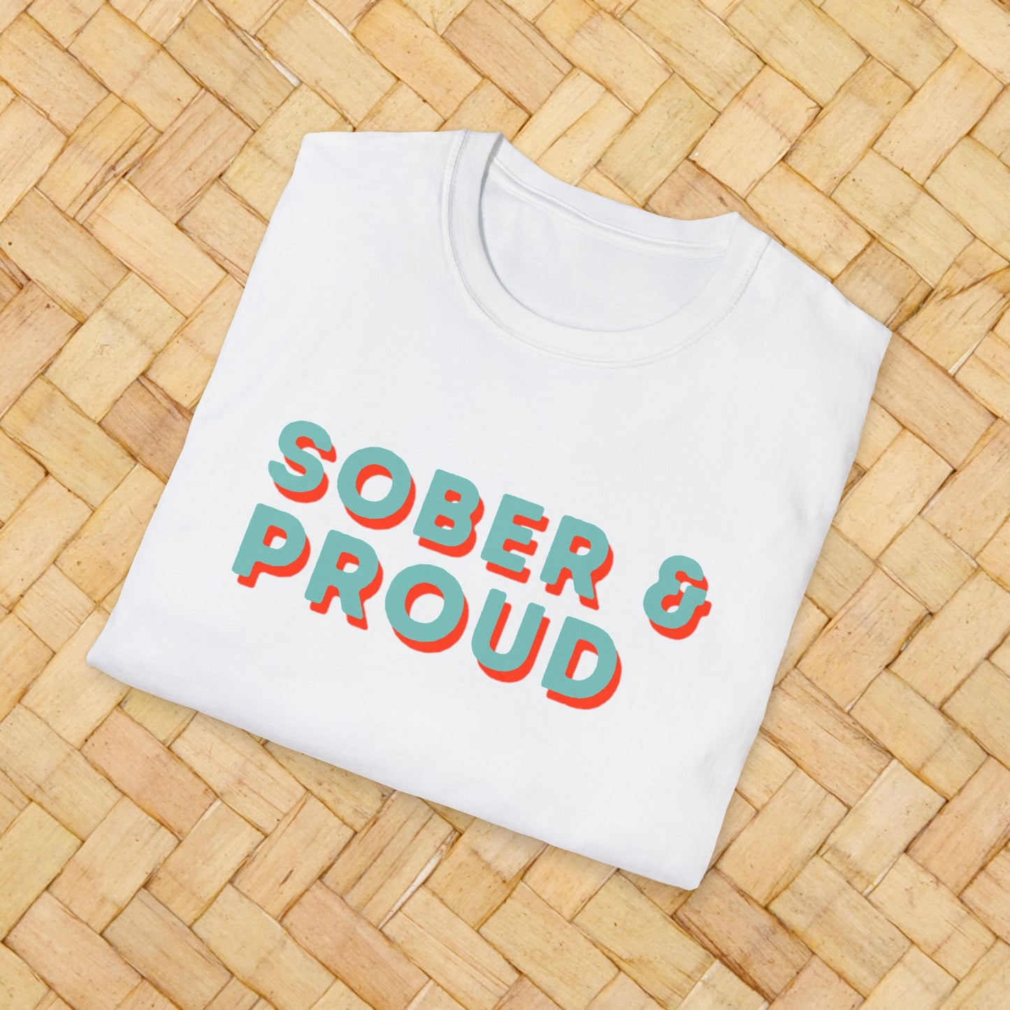 Sober & Proud Shirt – Inspirational Sobriety Tee | Recovery Gift | Clean Living T-Shirt | Sober Life Apparel | Proud to Be Sober