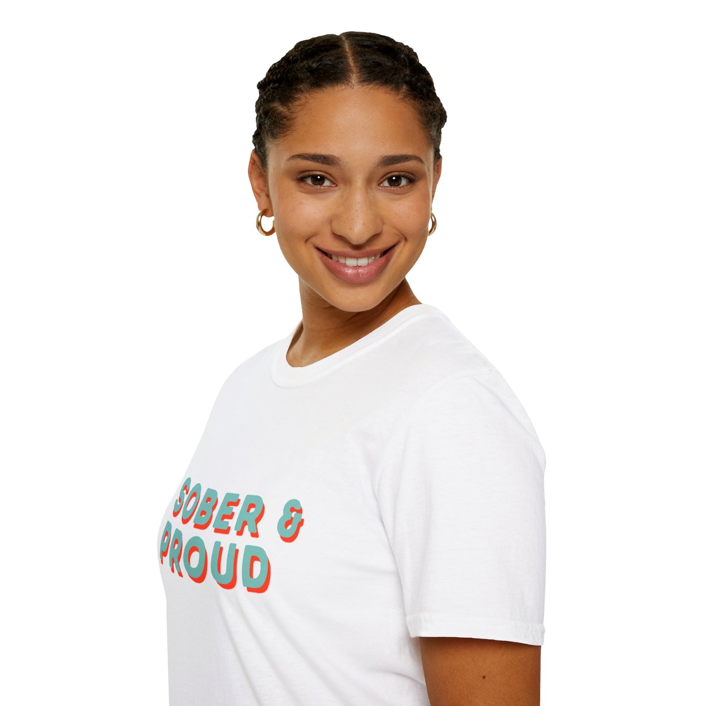 Sober & Proud Shirt – Inspirational Sobriety Tee | Recovery Gift | Clean Living T-Shirt | Sober Life Apparel | Proud to Be Sober