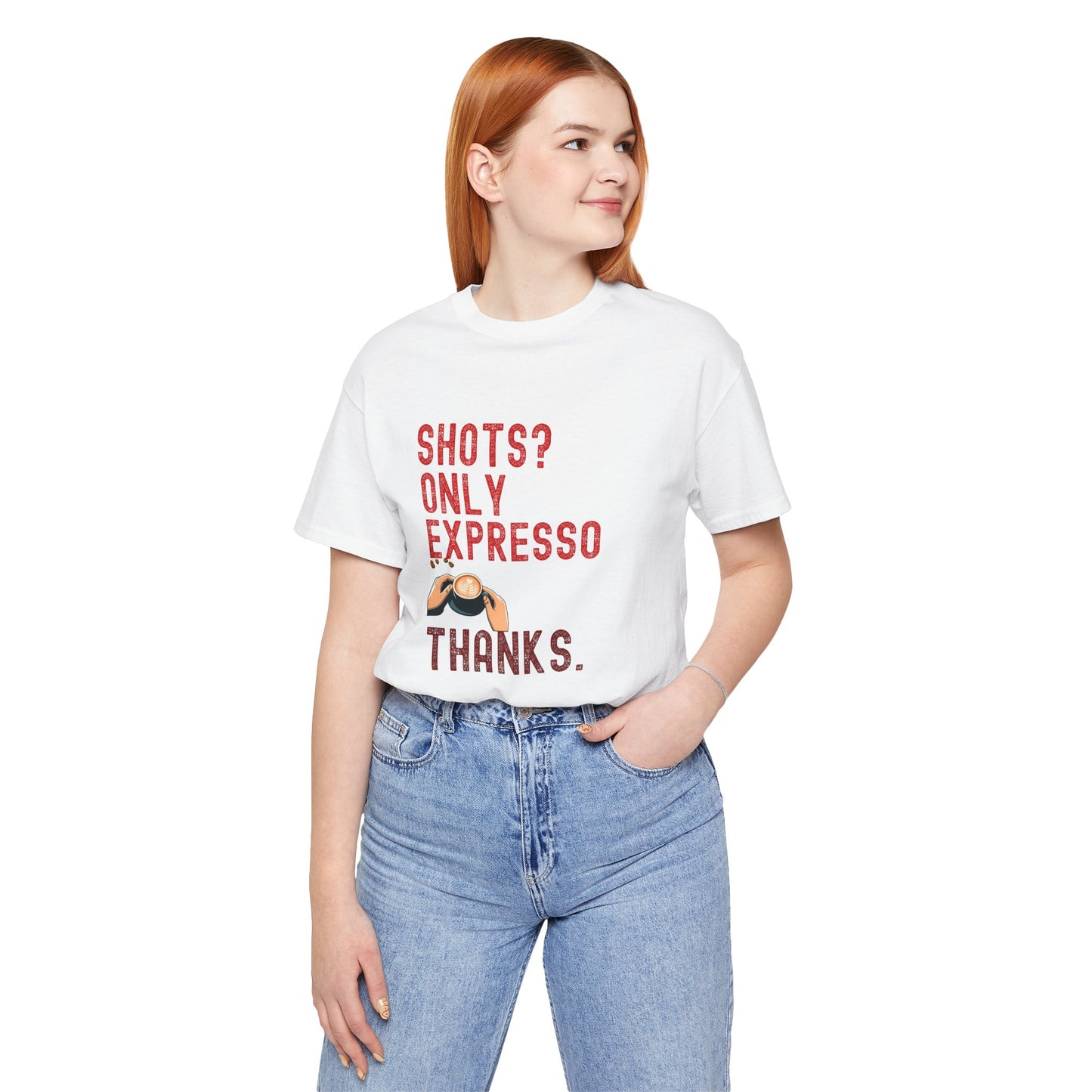 Shots Only Espresso Shirt β Funny Sober T-Shirt Coffee Lover Gift Sobriety Recovery Tee Unisex