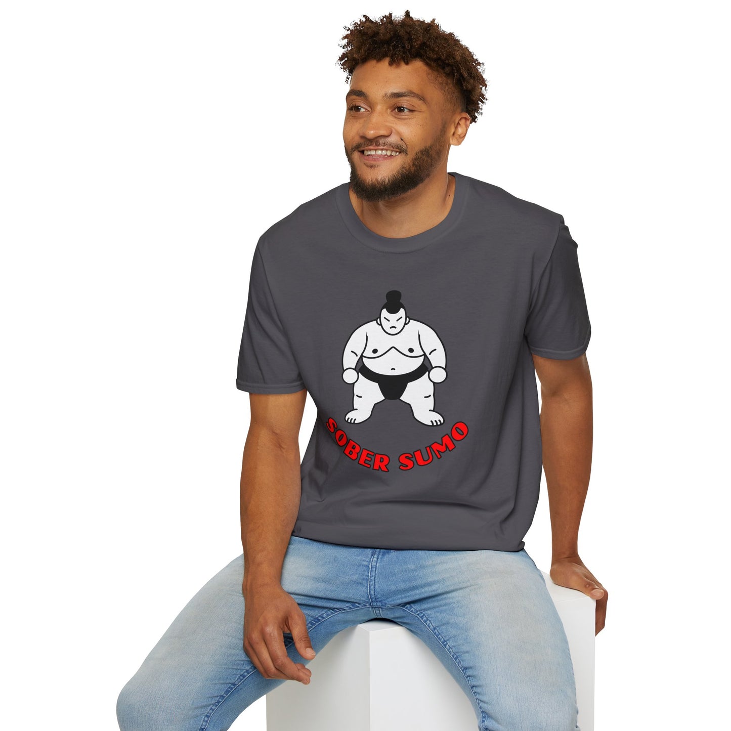 Sober Sumo T-Shirt β Funny Sobriety Gift for Men & Women | Sober Life Shirt | Recovery Apparel | Unisex Recovery Tee | Alcohol-Free Humor