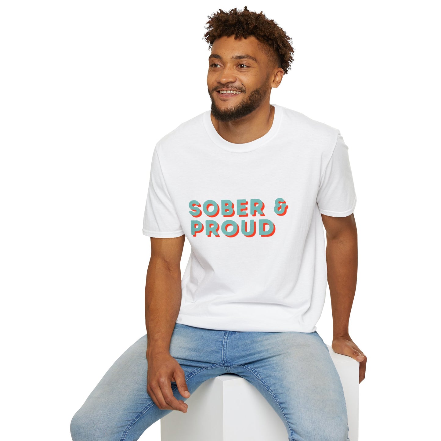 Sober & Proud Shirt – Inspirational Sobriety Tee | Recovery Gift | Clean Living T-Shirt | Sober Life Apparel | Proud to Be Sober