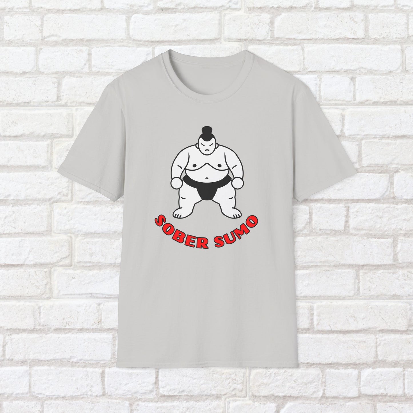 Sober Sumo T-Shirt β Funny Sobriety Gift for Men & Women | Sober Life Shirt | Recovery Apparel | Unisex Recovery Tee | Alcohol-Free Humor