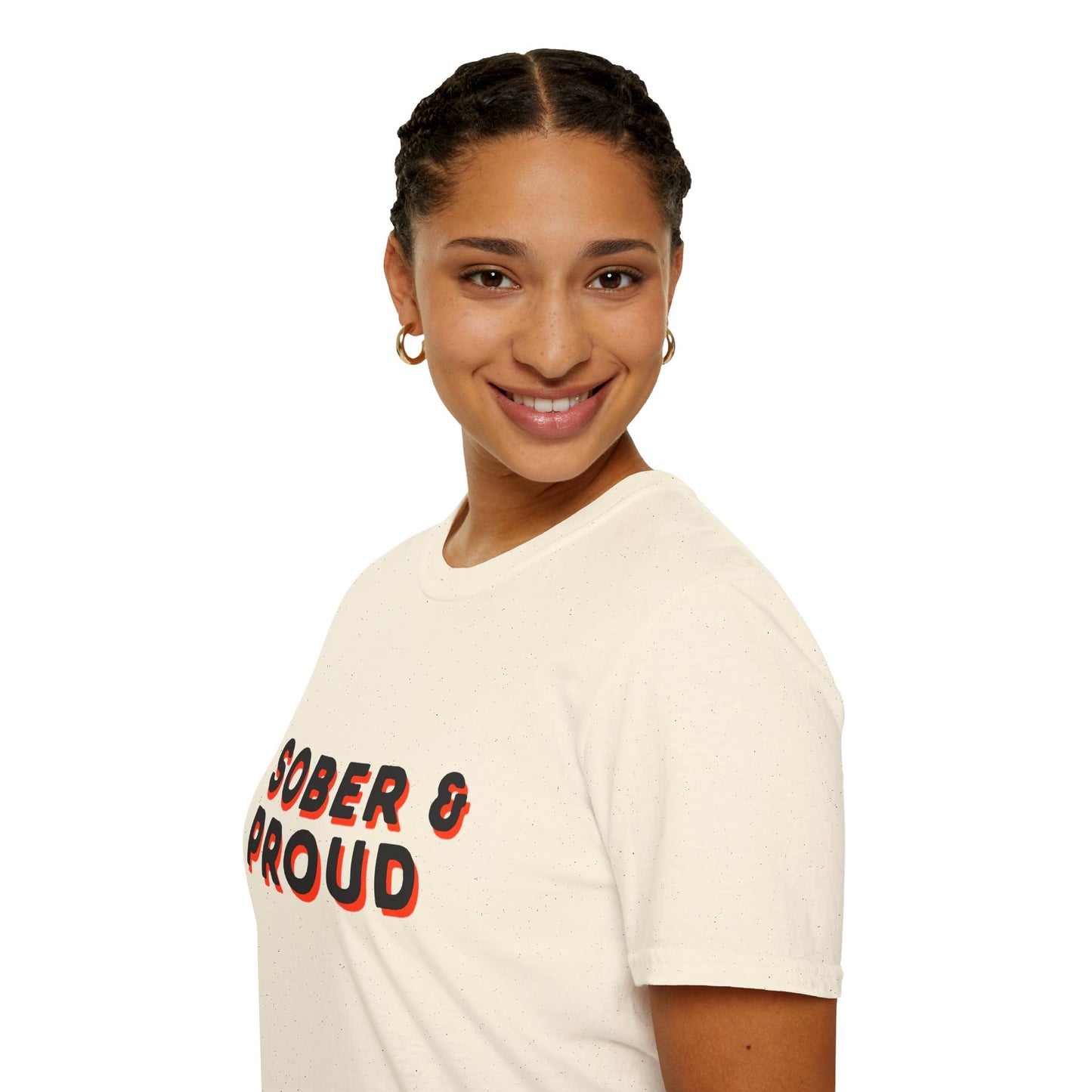 Sober & Proud Shirt – Inspirational Sobriety Tee | Recovery Gift | Clean Living T-Shirt | Sober Life Apparel | Proud to Be Sober