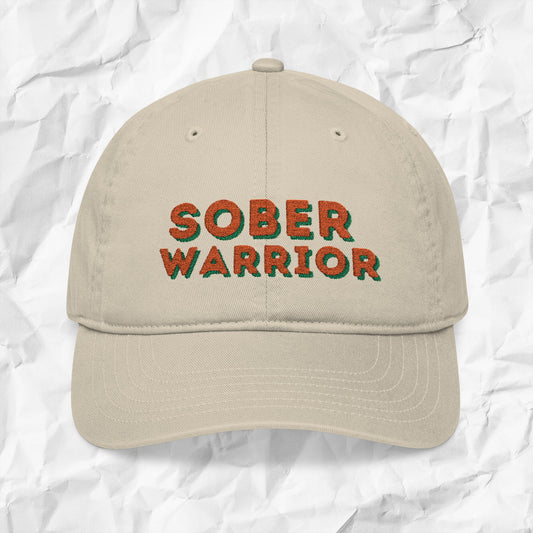Sober Warrior Hat – Embroidered Sobriety Cap | Sober Life Gift | Recovery Warrior Hat | Clean & Sober Dad Hat | Unisex Sobriety Apparel