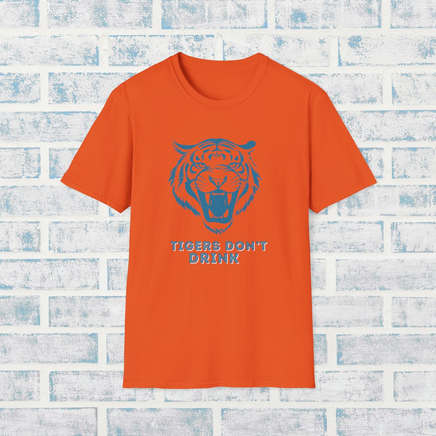 Tigers Don’t Drink Shirt – Sober Humor Tee | Sobriety Gift for Him or Her | Unisex Recovery Shirt | Alcohol Free Life T-Shirt