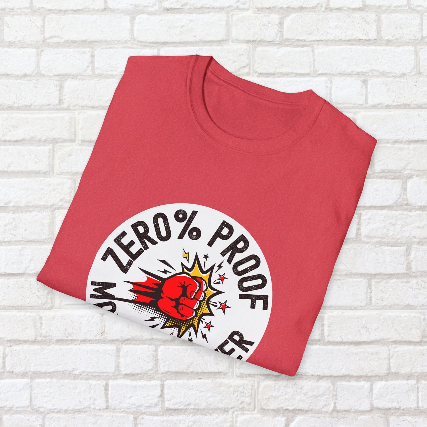 Maximum Power T-Shirt | Zero% Proof Unisex Tee | Cool Graphic T-Shirt for Everyday Wear | Gift for Friends | Casual Style for Any Occasion