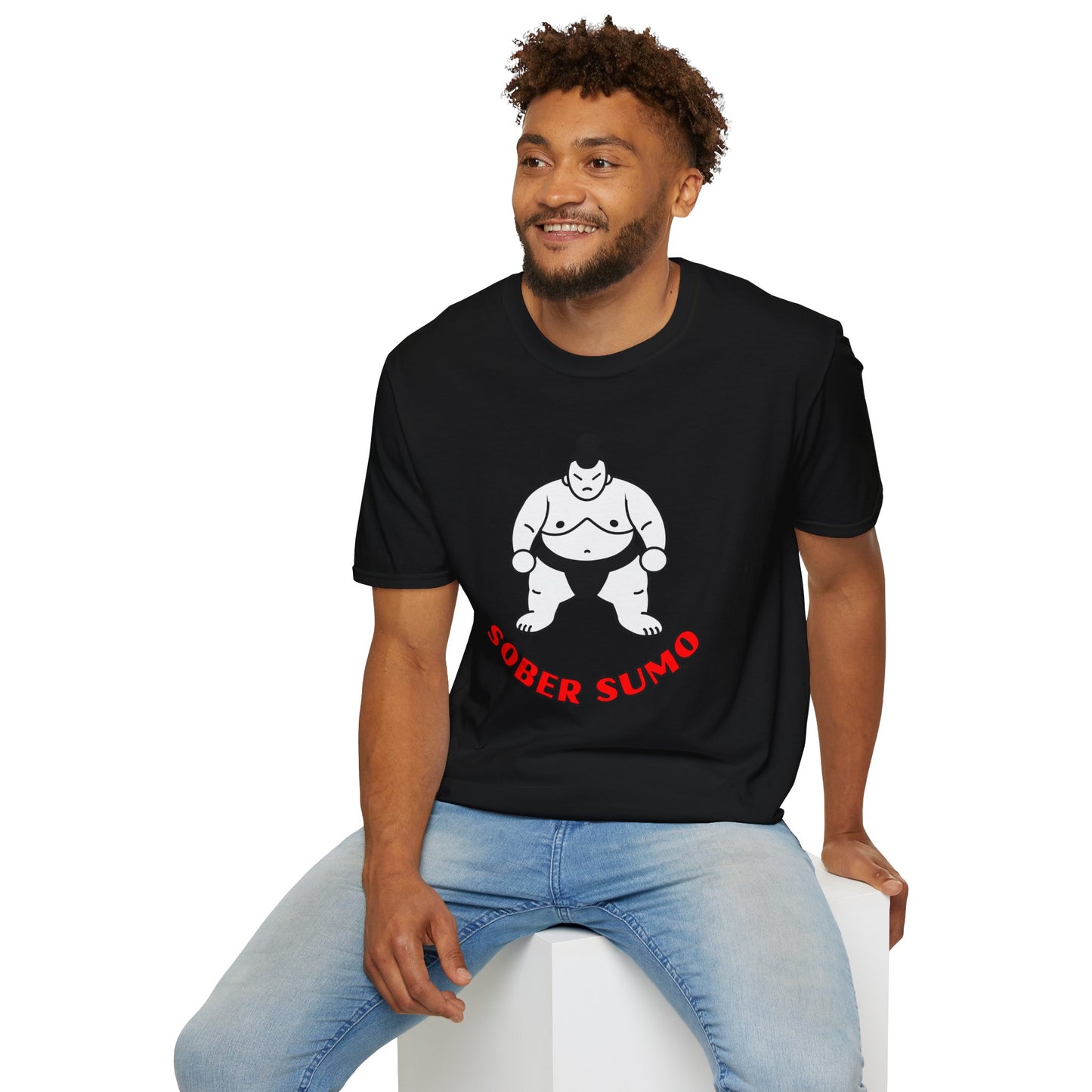Sober Sumo T-Shirt β Funny Sobriety Gift for Men & Women | Sober Life Shirt | Recovery Apparel | Unisex Recovery Tee | Alcohol-Free Humor