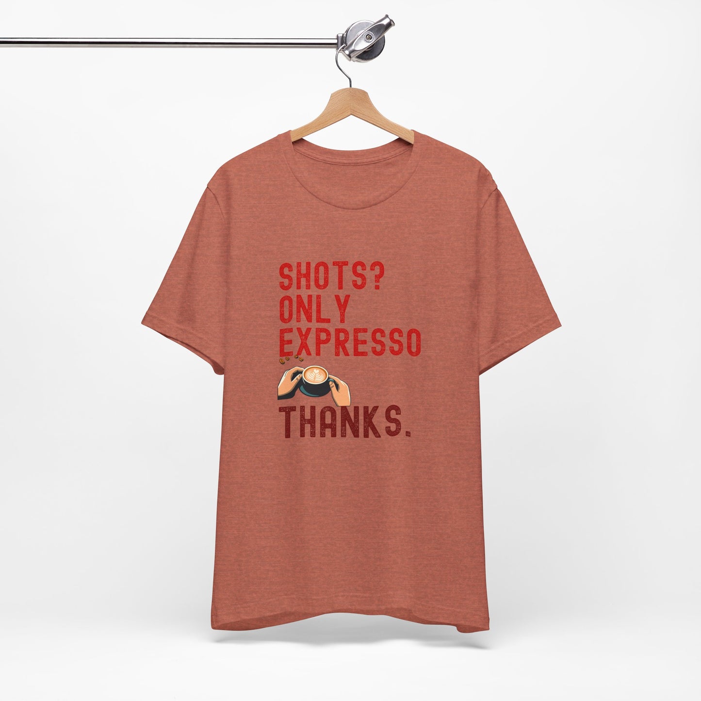 Shots Only Espresso Shirt β Funny Sober T-Shirt Coffee Lover Gift Sobriety Recovery Tee Unisex