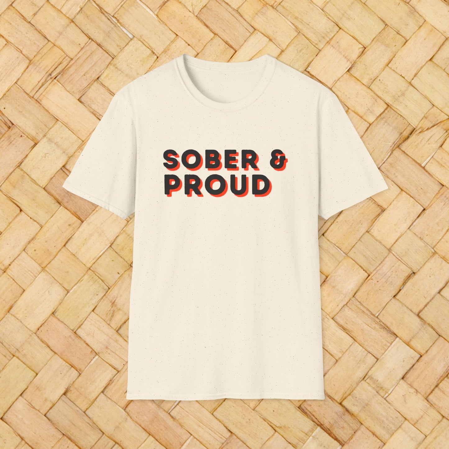 Sober & Proud Shirt – Inspirational Sobriety Tee | Recovery Gift | Clean Living T-Shirt | Sober Life Apparel | Proud to Be Sober