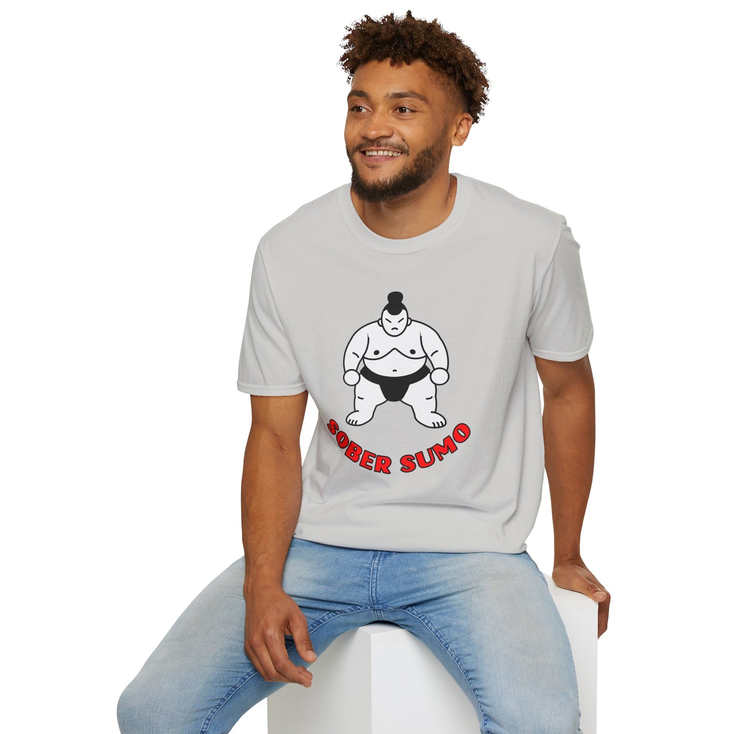 Sober Sumo T-Shirt β Funny Sobriety Gift for Men & Women | Sober Life Shirt | Recovery Apparel | Unisex Recovery Tee | Alcohol-Free Humor