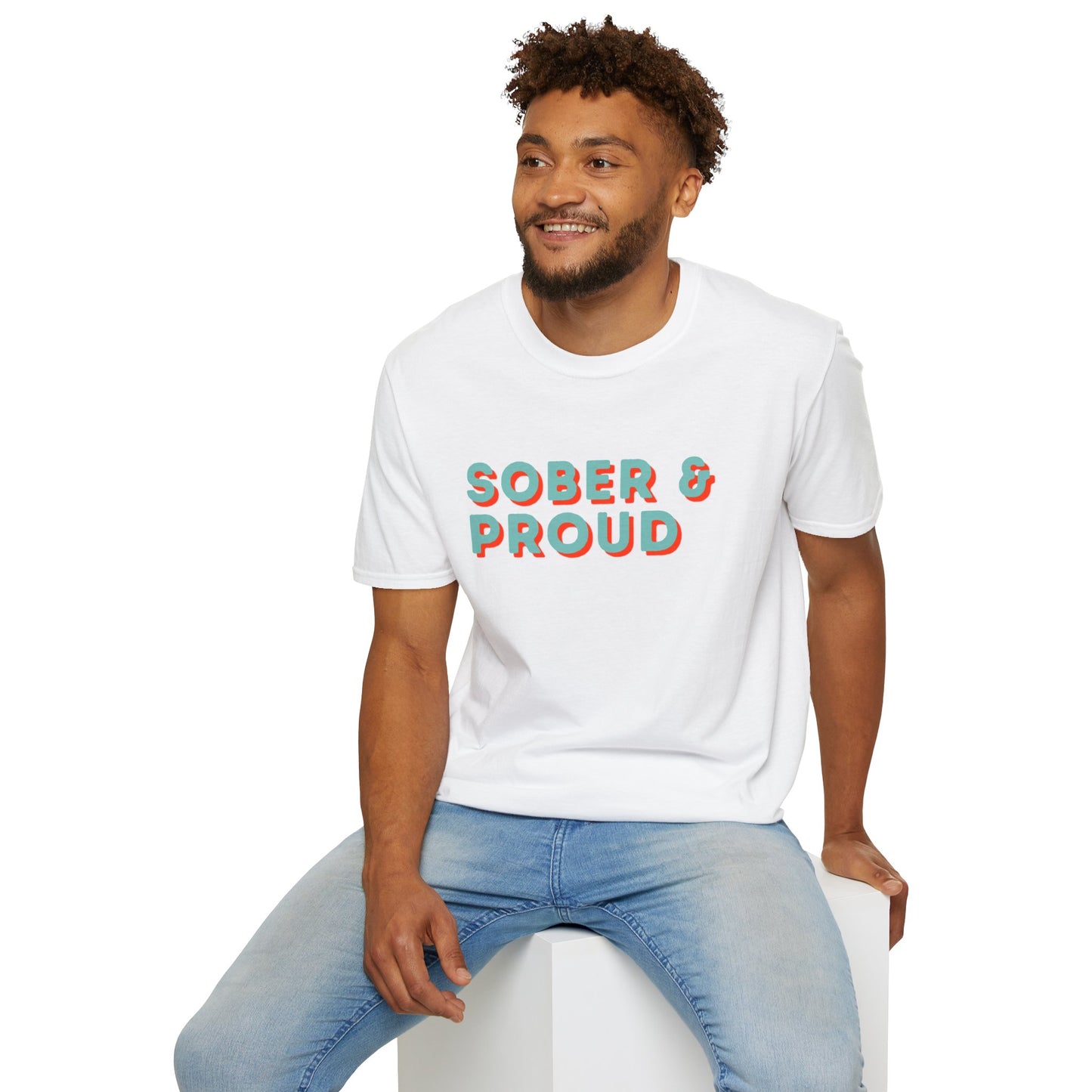 Sober & Proud Shirt – Inspirational Sobriety Tee | Recovery Gift | Clean Living T-Shirt | Sober Life Apparel | Proud to Be Sober