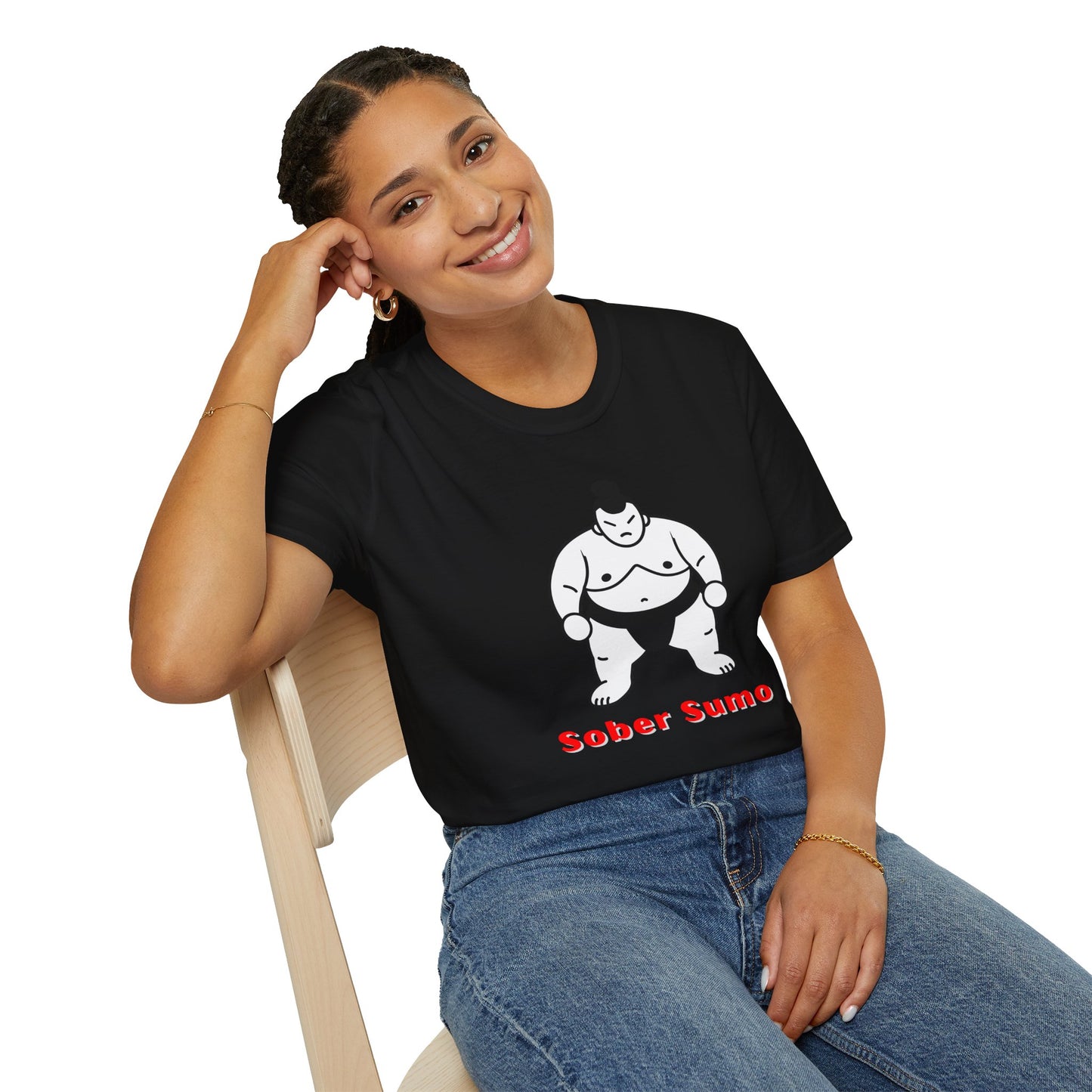 Sober Sumo T-Shirt β Funny Sobriety Gift for Men & Women | Sober Life Shirt | Recovery Apparel | Unisex Recovery Tee | Alcohol-Free Humor