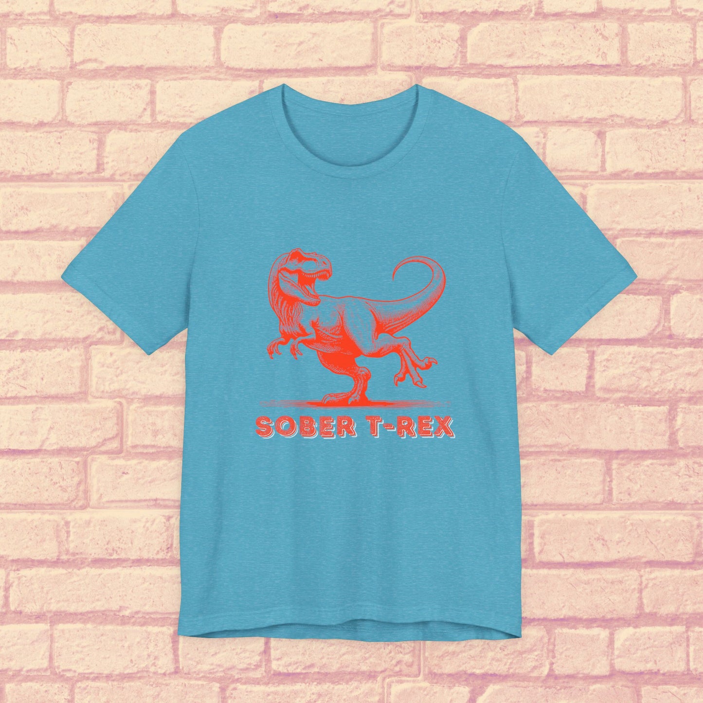 Strong Sober T-Rex Shirt β Funny Sobriety Gift | Recovery Apparel | Sober Anniversary Tee | Unisex Sober Shirt for Men & Women