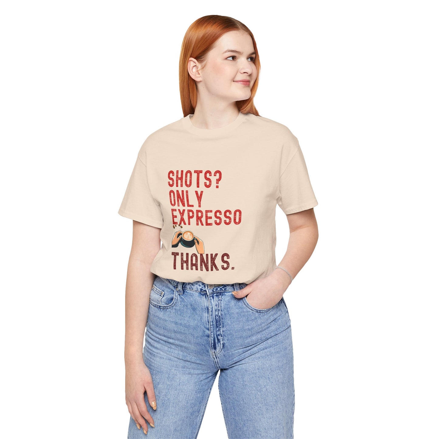 Shots Only Espresso Shirt β Funny Sober T-Shirt Coffee Lover Gift Sobriety Recovery Tee Unisex