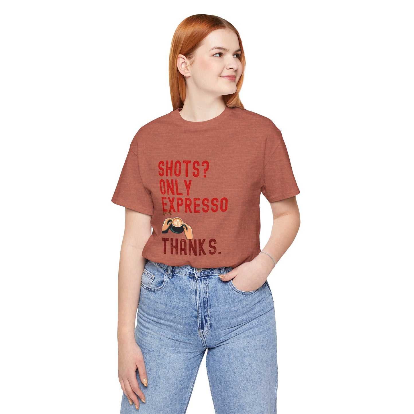 Shots Only Espresso Shirt β Funny Sober T-Shirt Coffee Lover Gift Sobriety Recovery Tee Unisex