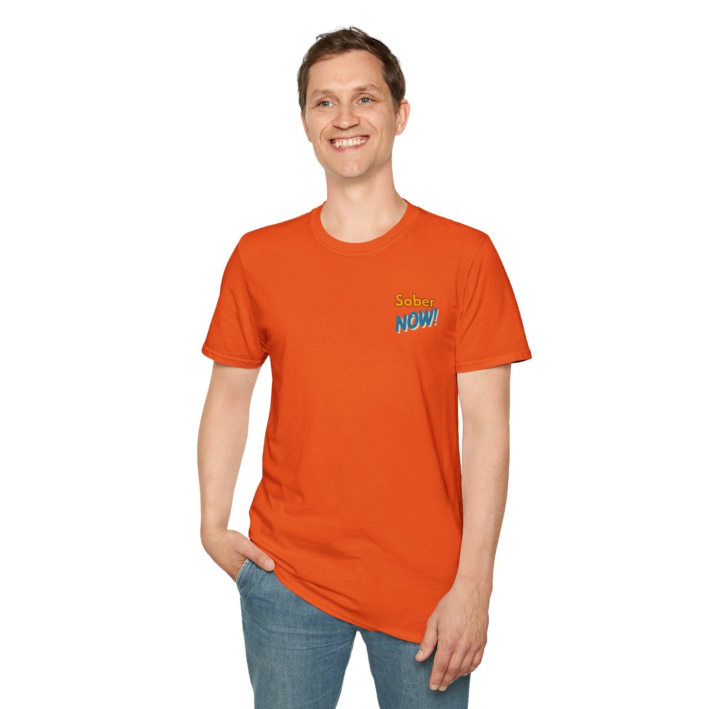 Sober Dad T-Shirt | Sober Now Graphic Tee | Sobriety Gift for Men | Recovery Shirt | Inspirational Sobriety Apparel | Clean & Sober Clothing
