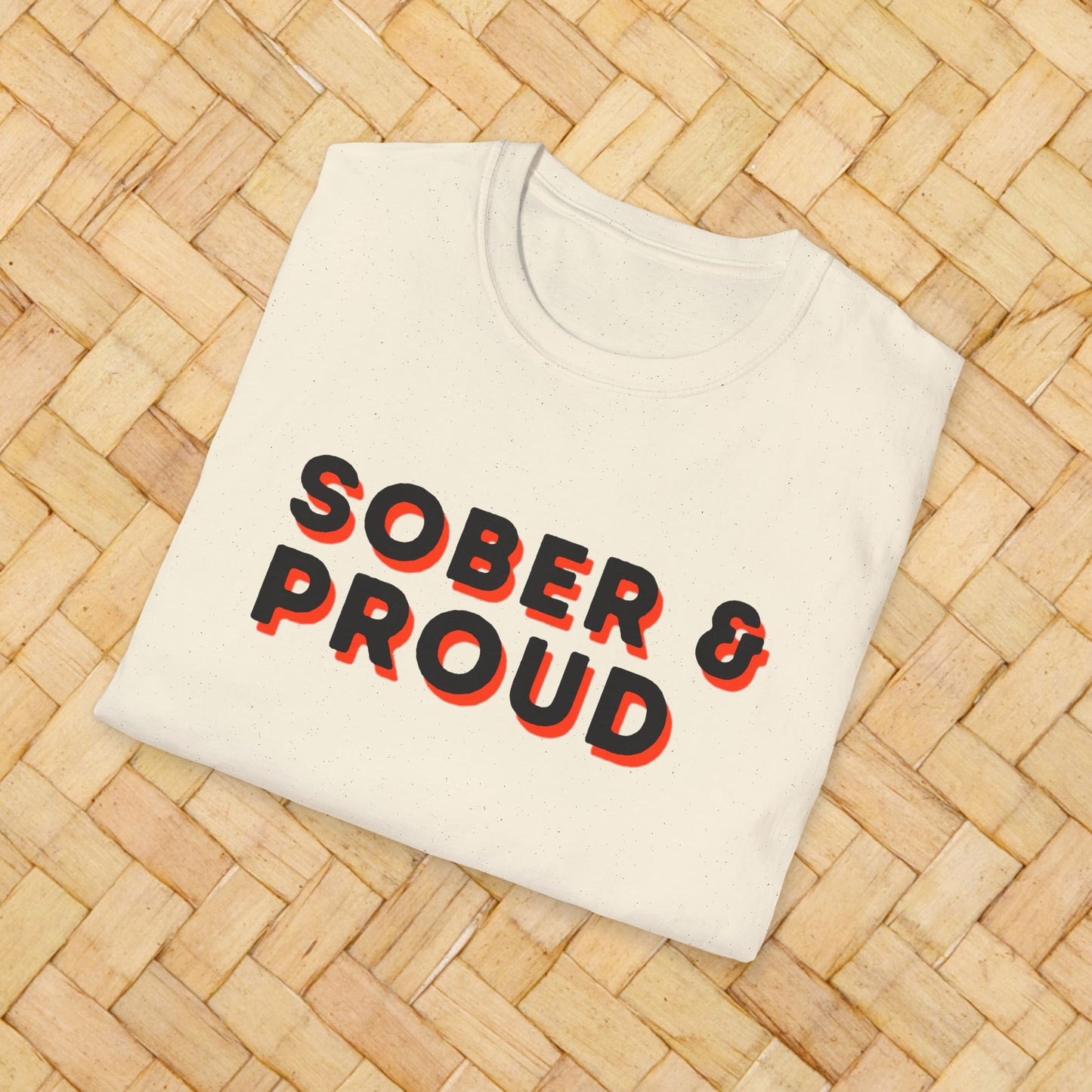 Sober & Proud Shirt – Inspirational Sobriety Tee | Recovery Gift | Clean Living T-Shirt | Sober Life Apparel | Proud to Be Sober