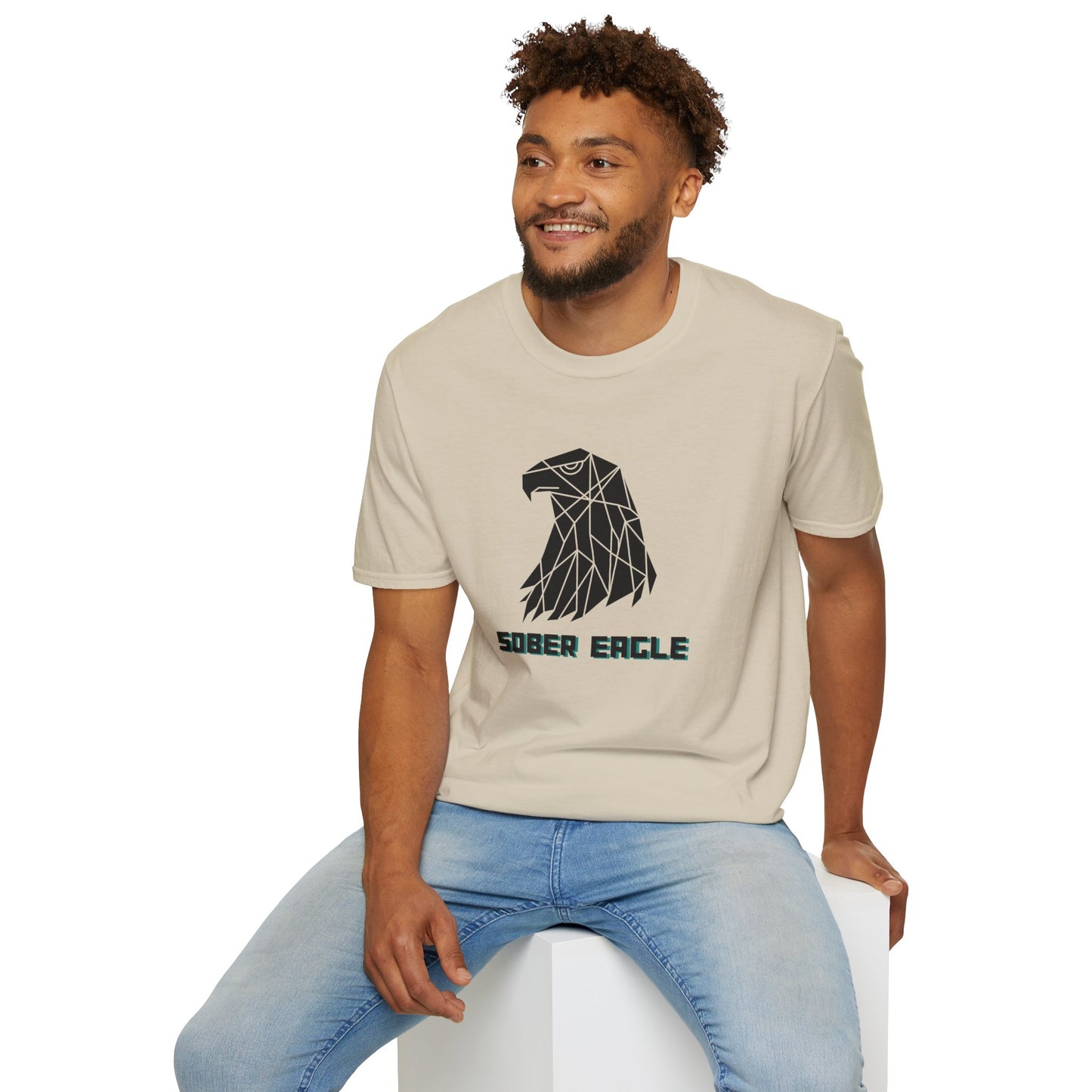 Sober Eagle T-Shirt – Inspirational Recovery Tee | Sobriety Gift for Men & Women | Motivational Graphic Shirt | Clean Living Apparel