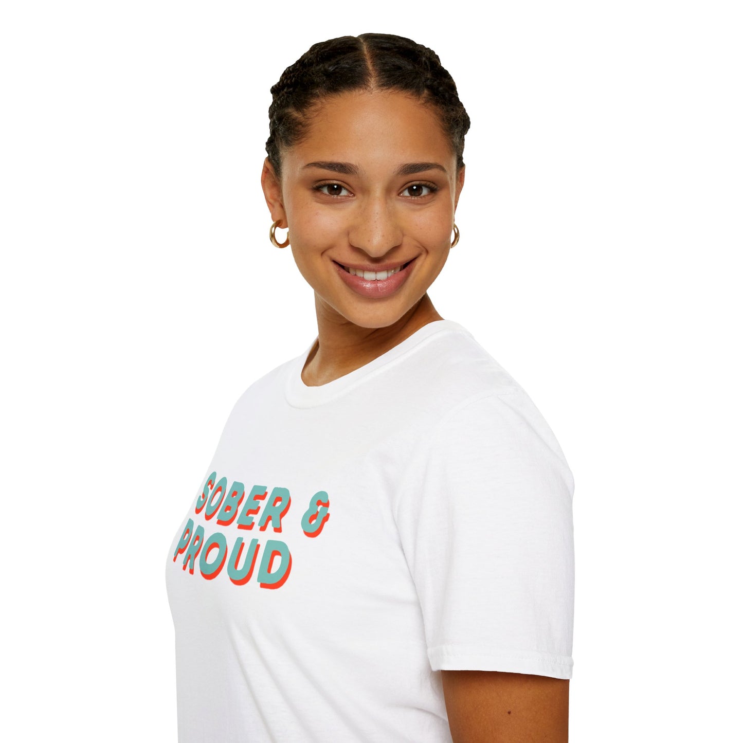 Sober & Proud Shirt – Inspirational Sobriety Tee | Recovery Gift | Clean Living T-Shirt | Sober Life Apparel | Proud to Be Sober