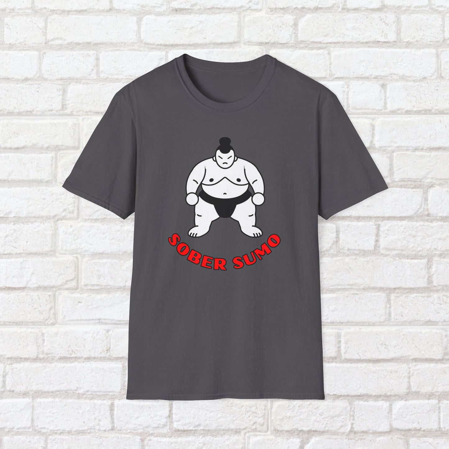 Sober Sumo T-Shirt β Funny Sobriety Gift for Men & Women | Sober Life Shirt | Recovery Apparel | Unisex Recovery Tee | Alcohol-Free Humor