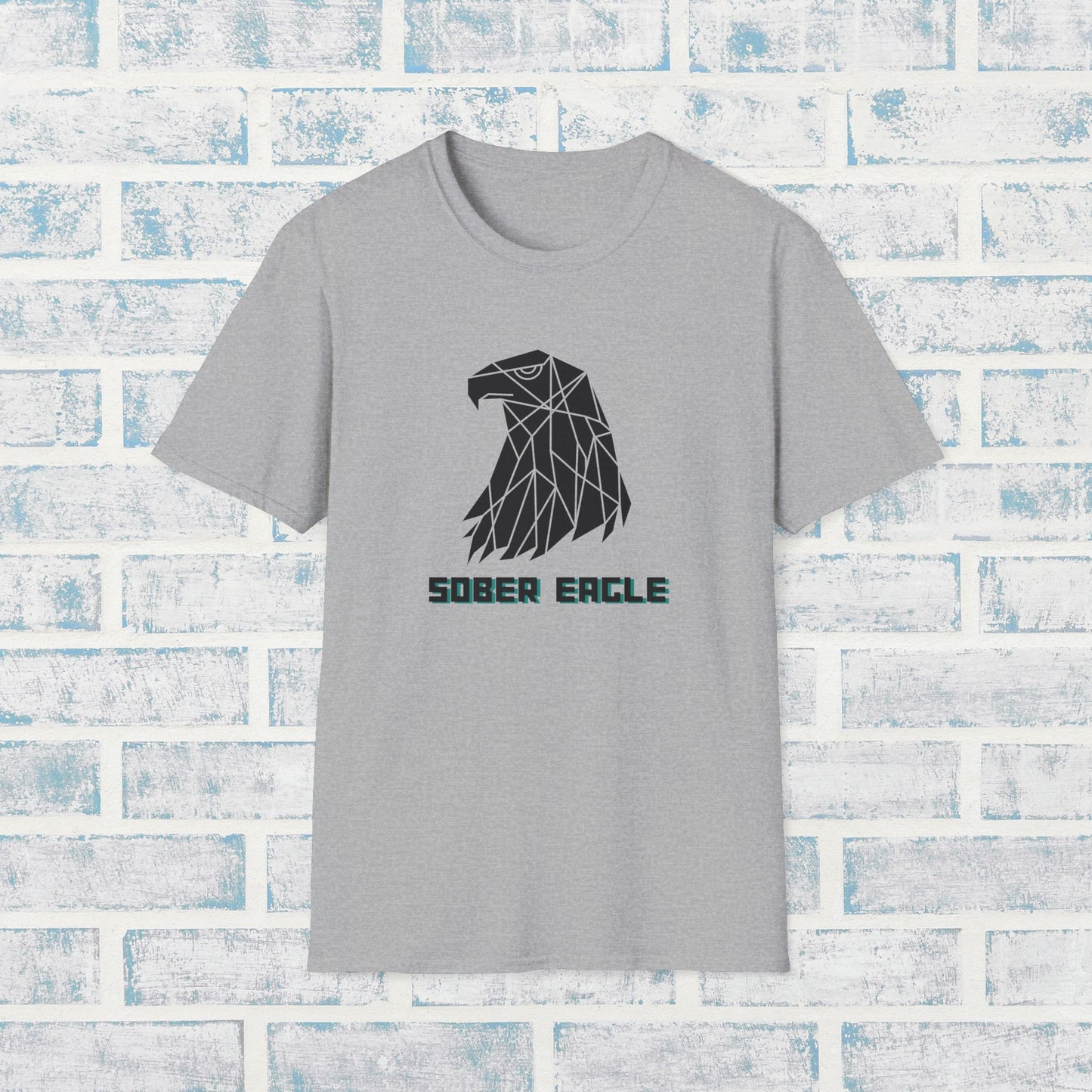 Sober Eagle T-Shirt – Inspirational Recovery Tee | Sobriety Gift for Men & Women | Motivational Graphic Shirt | Clean Living Apparel
