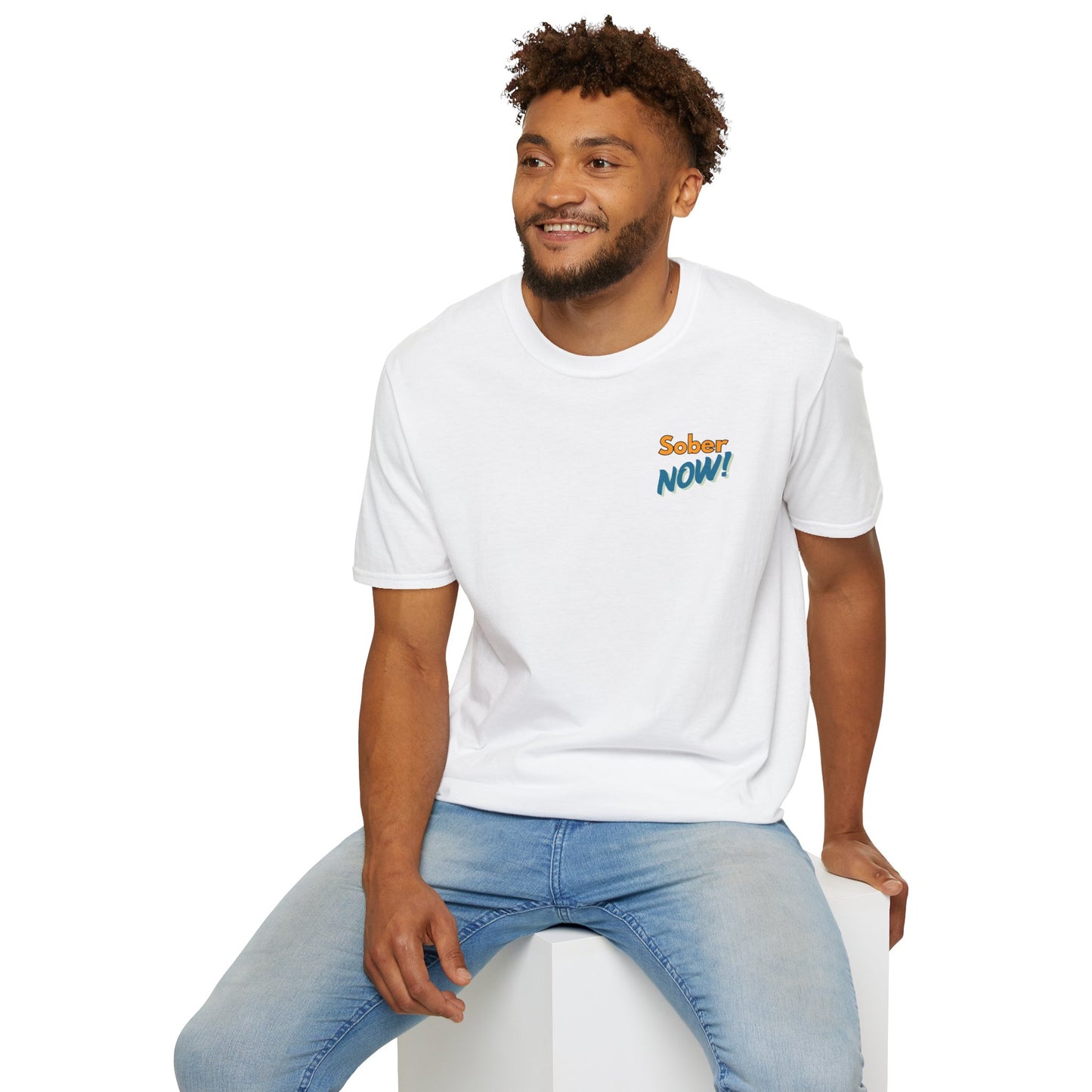 Sober Dad T-Shirt | Sober Now Graphic Tee | Sobriety Gift for Men | Recovery Shirt | Inspirational Sobriety Apparel | Clean & Sober Clothing