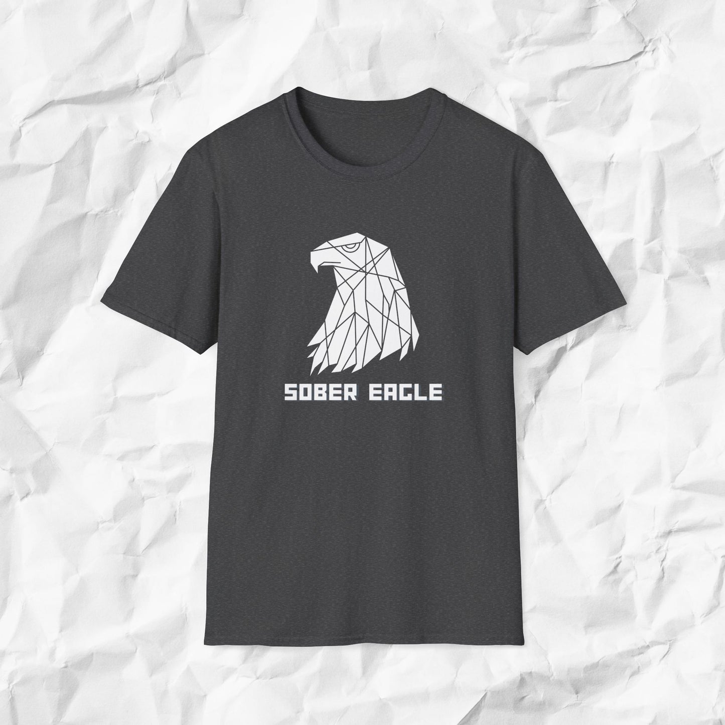 Sober Eagle T-Shirt – Inspirational Recovery Tee | Sobriety Gift for Men & Women | Motivational Graphic Shirt | Clean Living Apparel
