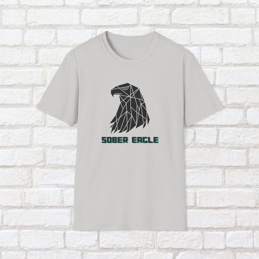 Sober Eagle T-Shirt – Inspirational Recovery Tee | Sobriety Gift for Men & Women | Motivational Graphic Shirt | Clean Living Apparel