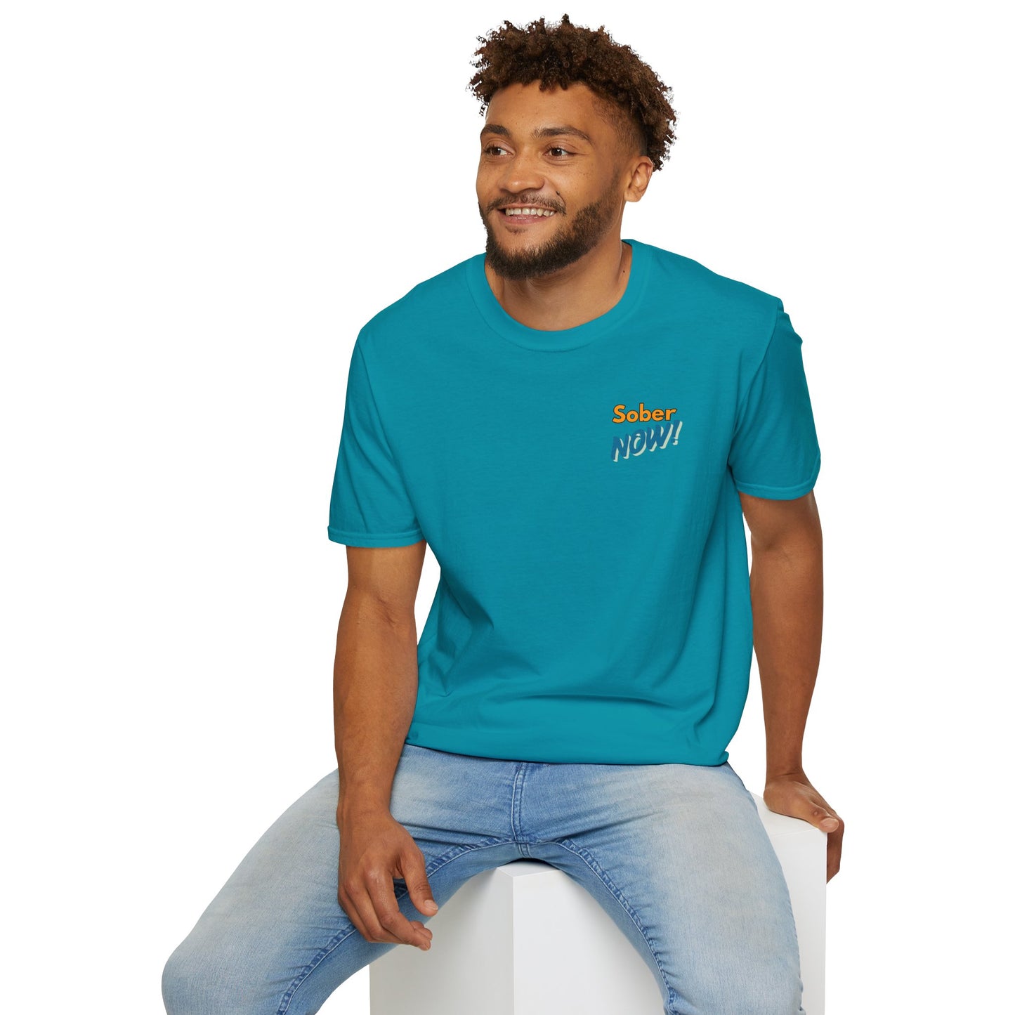 Sober Dad T-Shirt | Sober Now Graphic Tee | Sobriety Gift for Men | Recovery Shirt | Inspirational Sobriety Apparel | Clean & Sober Clothing