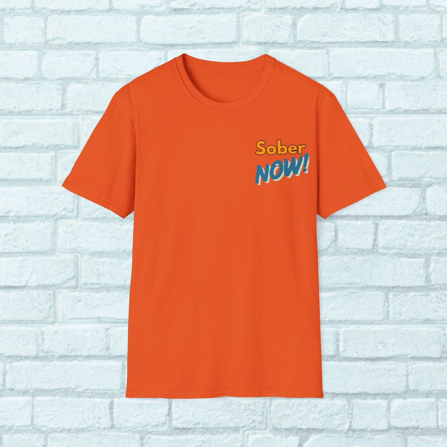 Sober Dad T-Shirt | Sober Now Graphic Tee | Sobriety Gift for Men | Recovery Shirt | Inspirational Sobriety Apparel | Clean & Sober Clothing