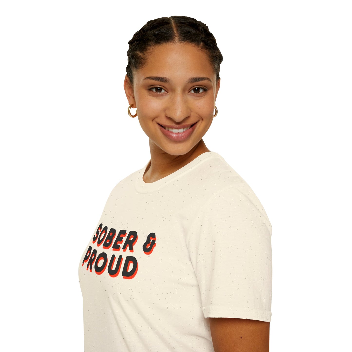 Sober & Proud Shirt – Inspirational Sobriety Tee | Recovery Gift | Clean Living T-Shirt | Sober Life Apparel | Proud to Be Sober