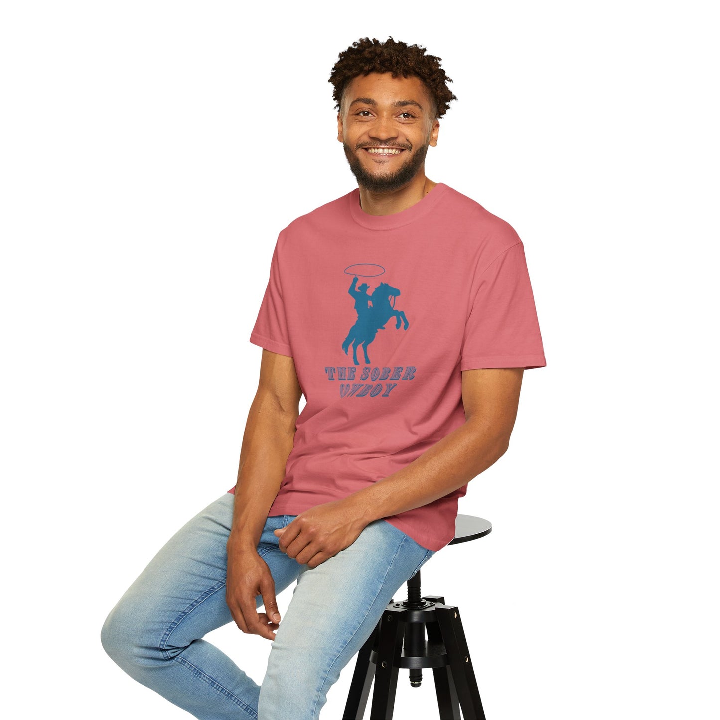 Sober Cowboy T-Shirt 🤠 Western Sobriety Shirt | Recovery Tee for Men | Country Cowboy Gift | Sobriety Support Clothing