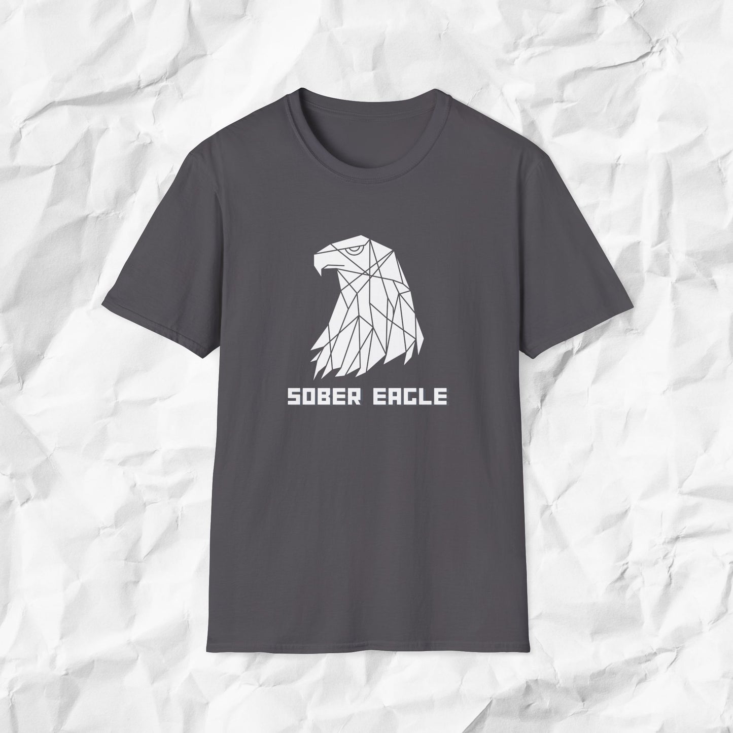 Sober Eagle T-Shirt – Inspirational Recovery Tee | Sobriety Gift for Men & Women | Motivational Graphic Shirt | Clean Living Apparel