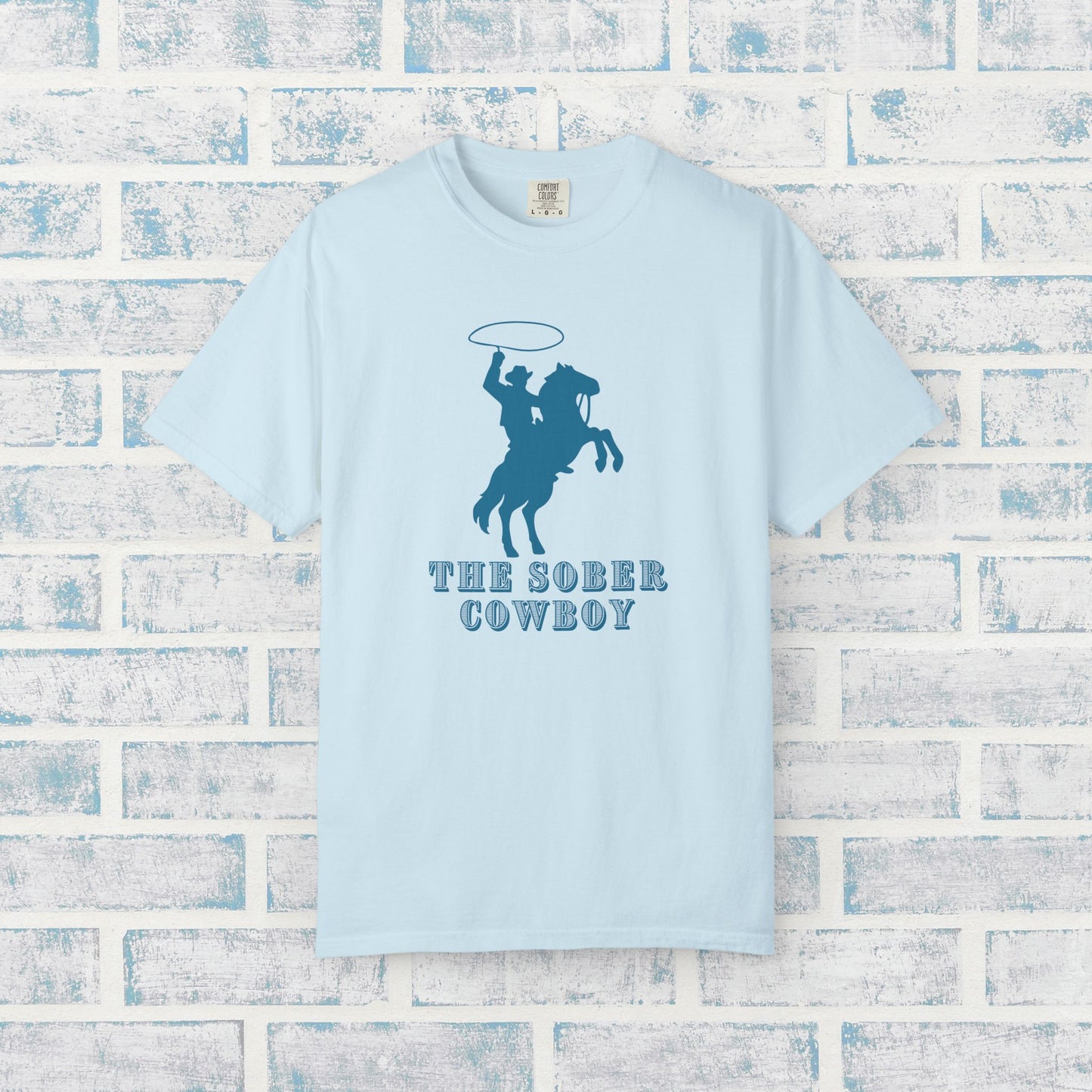Sober Cowboy T-Shirt 🤠 Western Sobriety Shirt | Recovery Tee for Men | Country Cowboy Gift | Sobriety Support Clothing