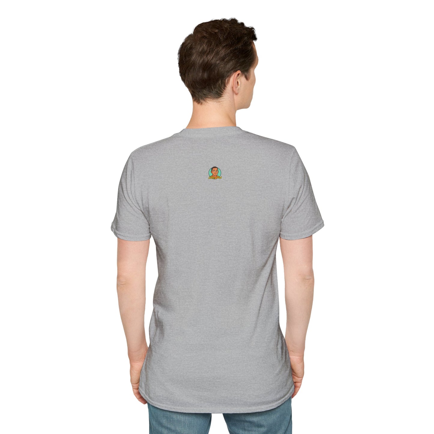 Sober Dad T-Shirt | Sober Now Graphic Tee | Sobriety Gift for Men | Recovery Shirt | Inspirational Sobriety Apparel | Clean & Sober Clothing