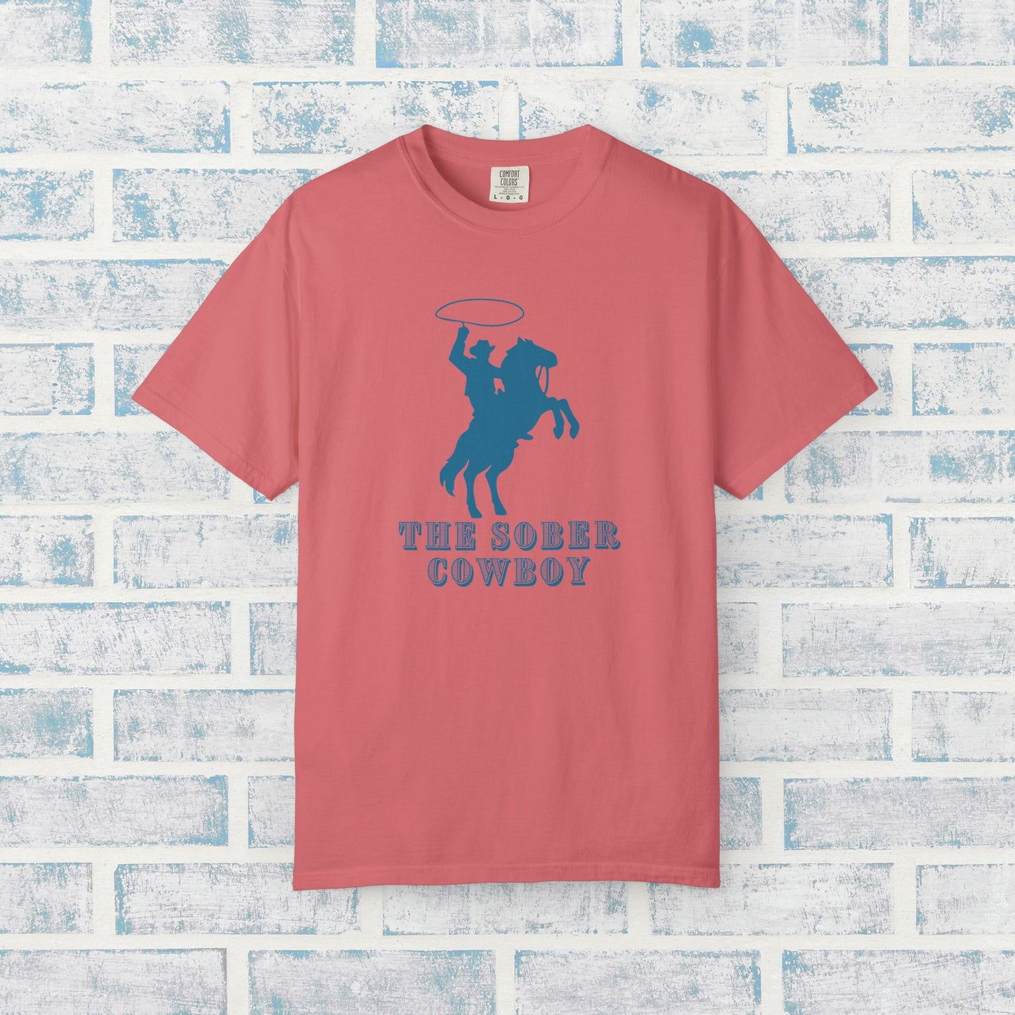 Sober Cowboy T-Shirt 🤠 Western Sobriety Shirt | Recovery Tee for Men | Country Cowboy Gift | Sobriety Support Clothing