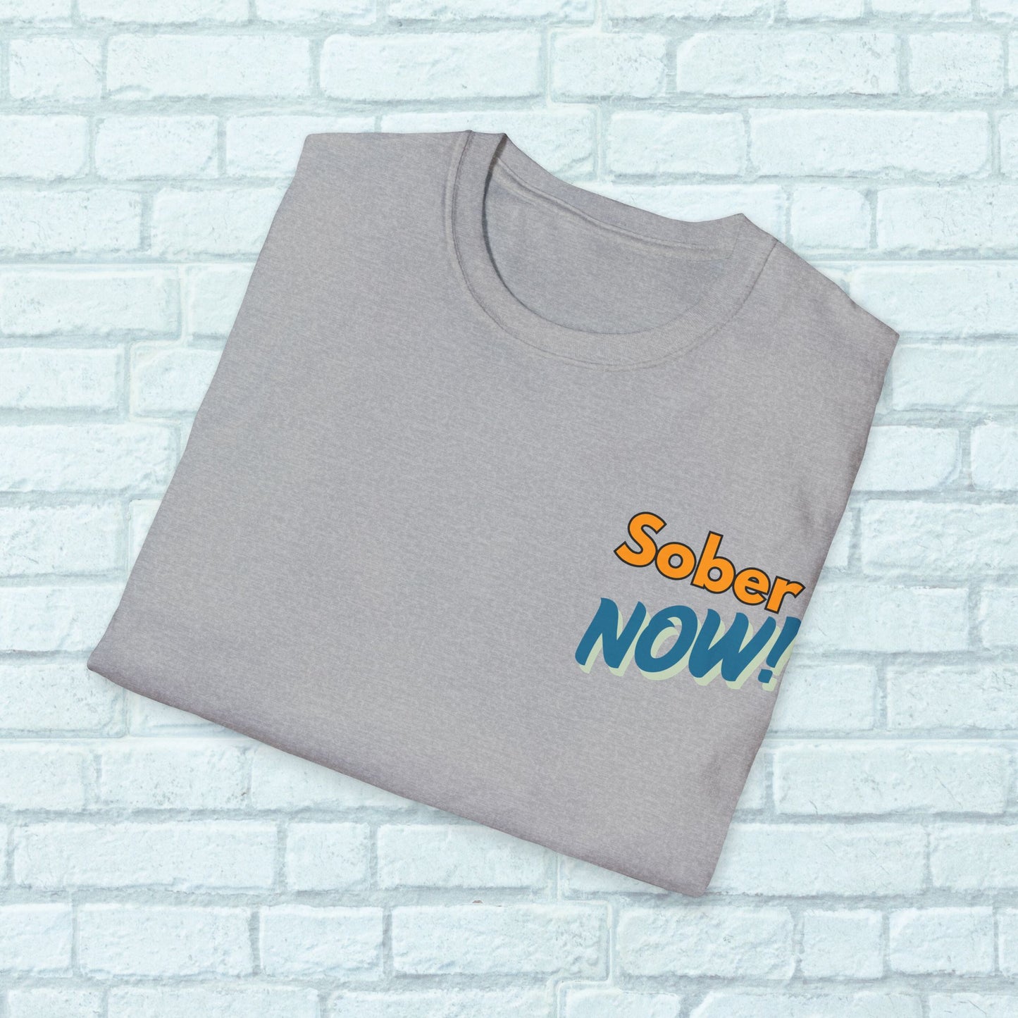 Sober Dad T-Shirt | Sober Now Graphic Tee | Sobriety Gift for Men | Recovery Shirt | Inspirational Sobriety Apparel | Clean & Sober Clothing