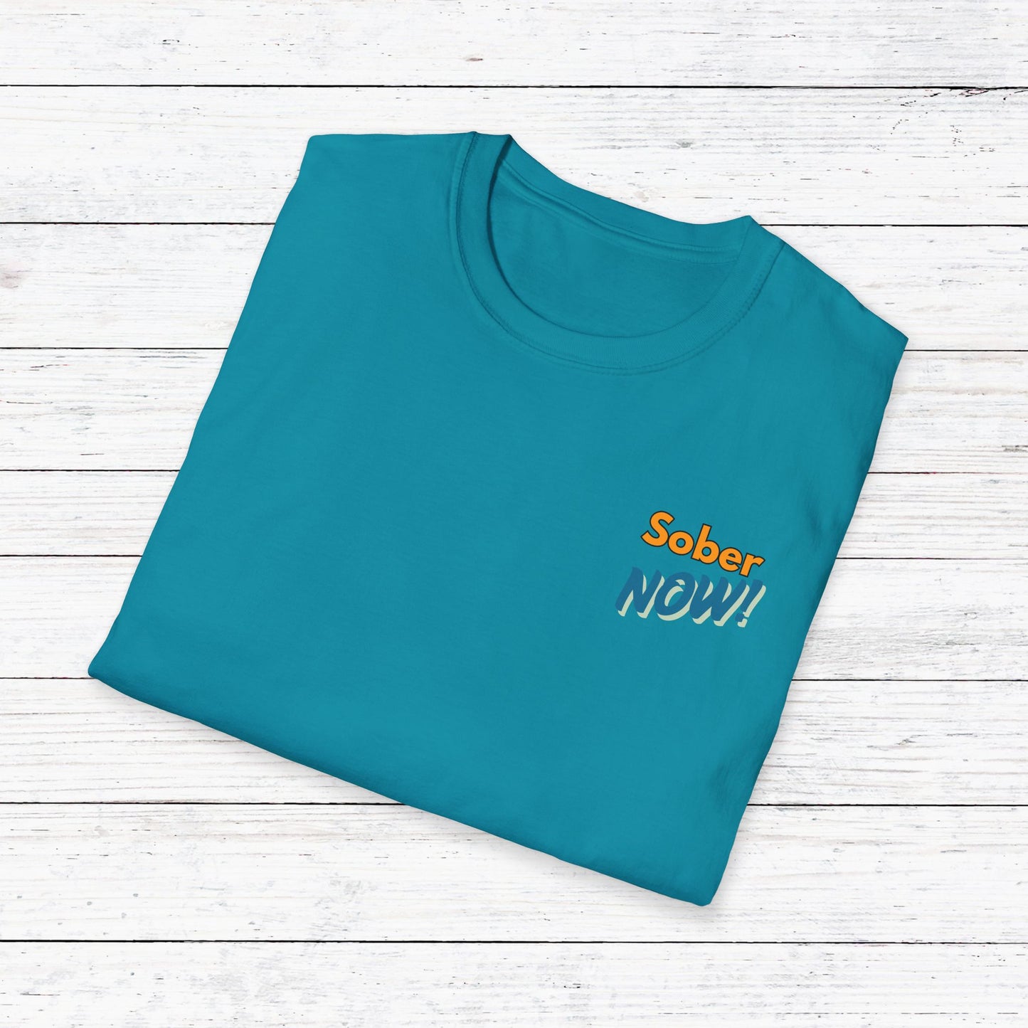 Sober Dad T-Shirt | Sober Now Graphic Tee | Sobriety Gift for Men | Recovery Shirt | Inspirational Sobriety Apparel | Clean & Sober Clothing