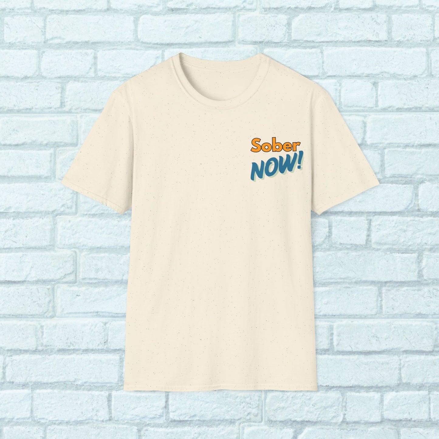 Sober Dad T-Shirt | Sober Now Graphic Tee | Sobriety Gift for Men | Recovery Shirt | Inspirational Sobriety Apparel | Clean & Sober Clothing