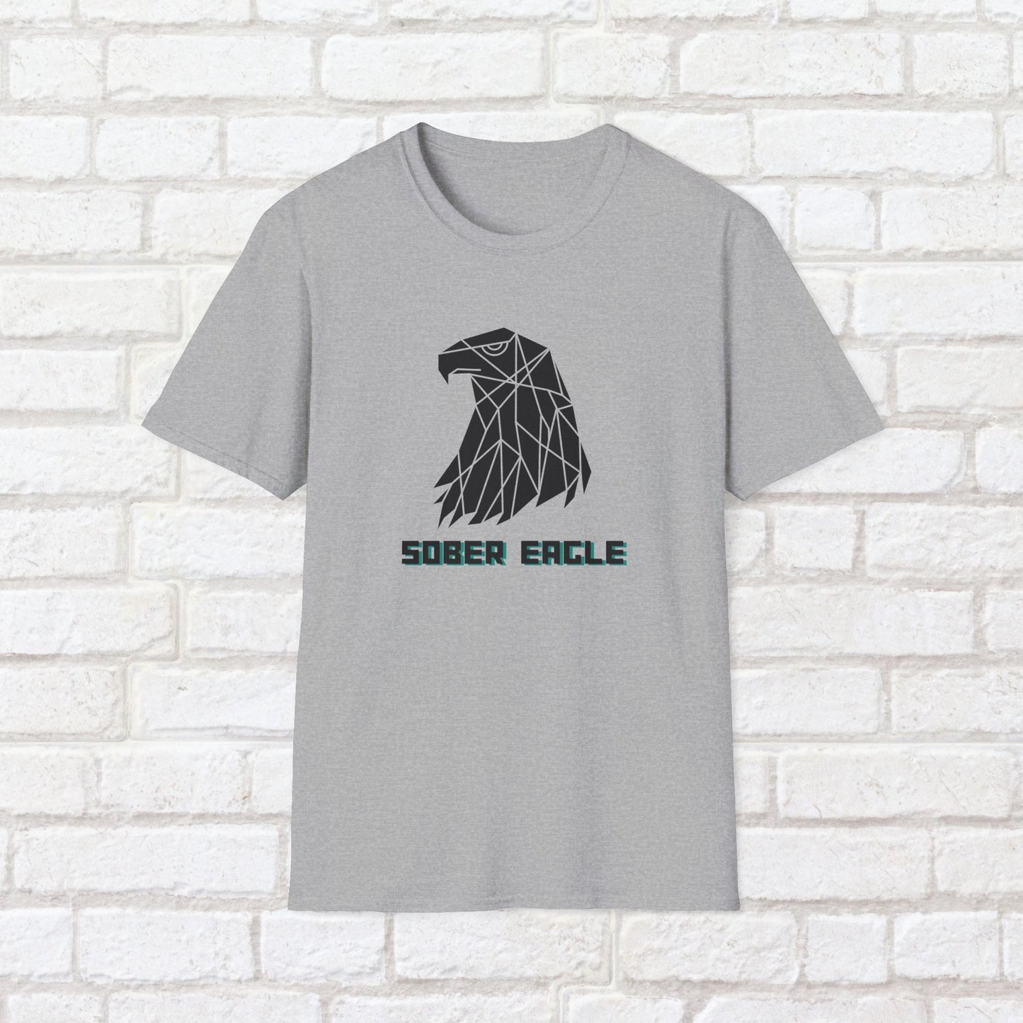 Sober Eagle T-Shirt – Inspirational Recovery Tee | Sobriety Gift for Men & Women | Motivational Graphic Shirt | Clean Living Apparel