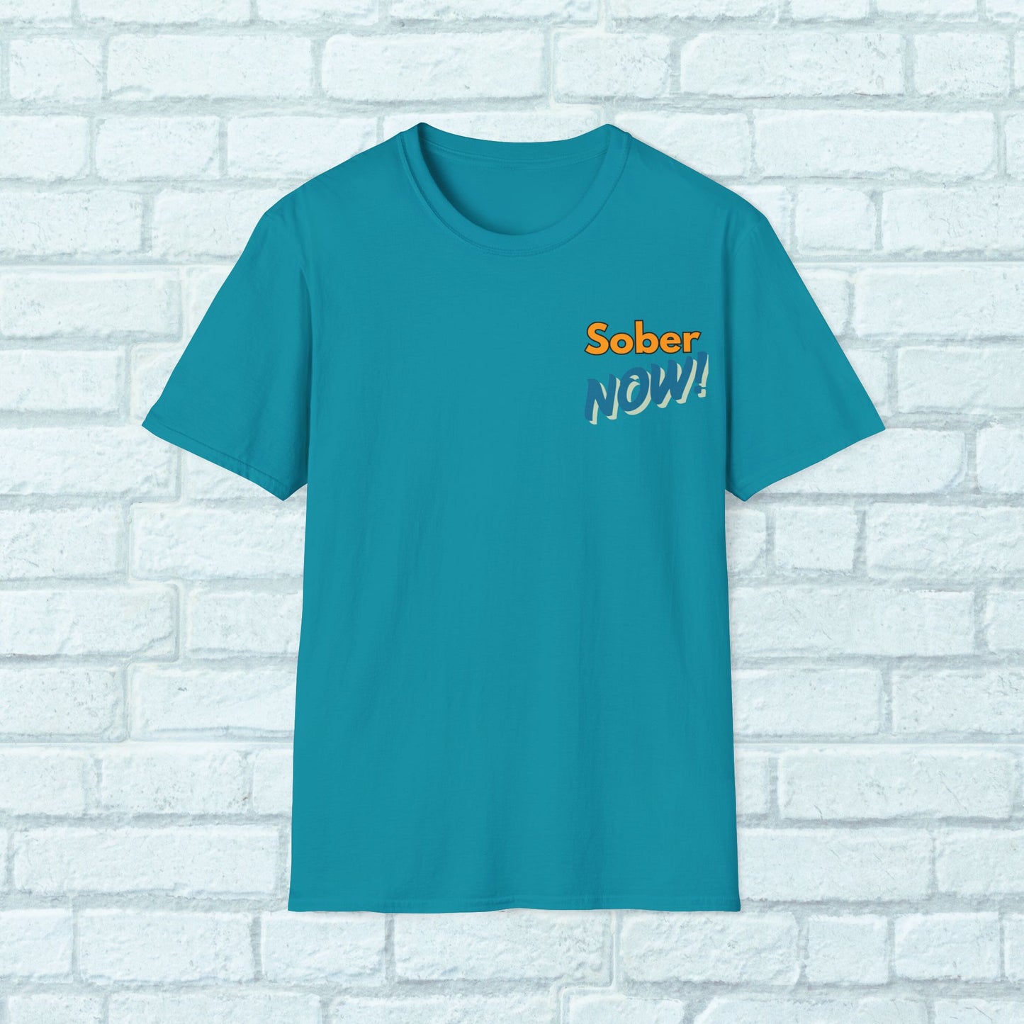 Sober Dad T-Shirt | Sober Now Graphic Tee | Sobriety Gift for Men | Recovery Shirt | Inspirational Sobriety Apparel | Clean & Sober Clothing