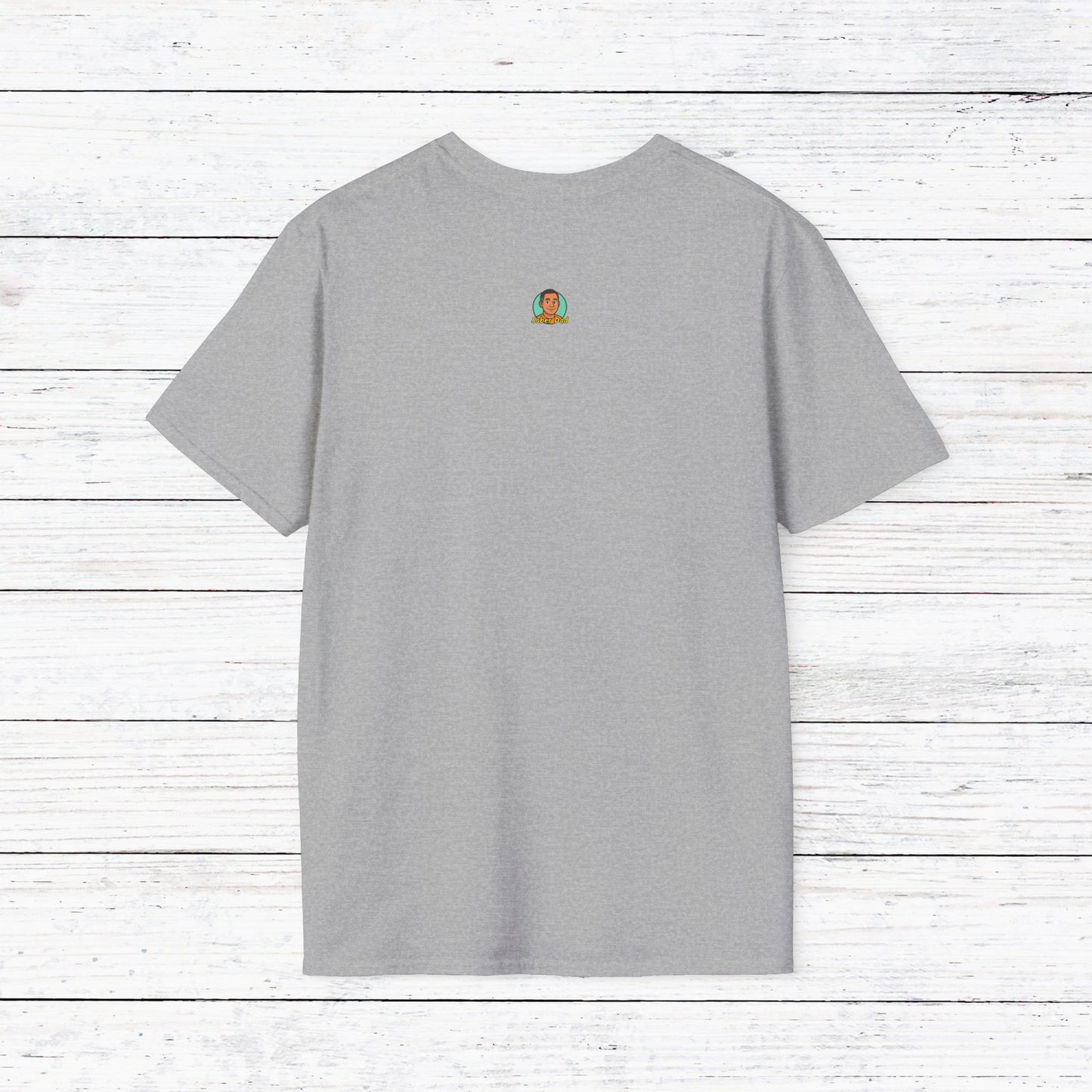 Sober Dad T-Shirt | Sober Now Graphic Tee | Sobriety Gift for Men | Recovery Shirt | Inspirational Sobriety Apparel | Clean & Sober Clothing