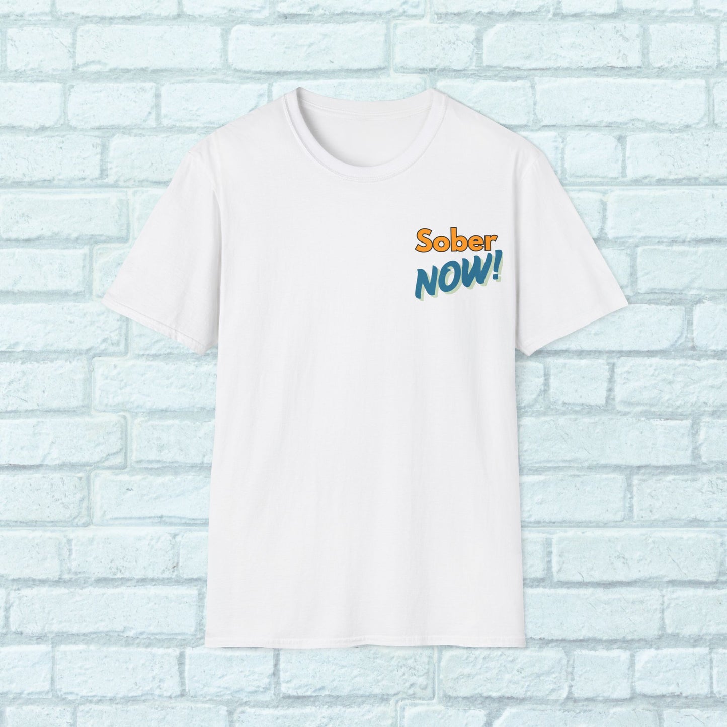 Sober Dad T-Shirt | Sober Now Graphic Tee | Sobriety Gift for Men | Recovery Shirt | Inspirational Sobriety Apparel | Clean & Sober Clothing