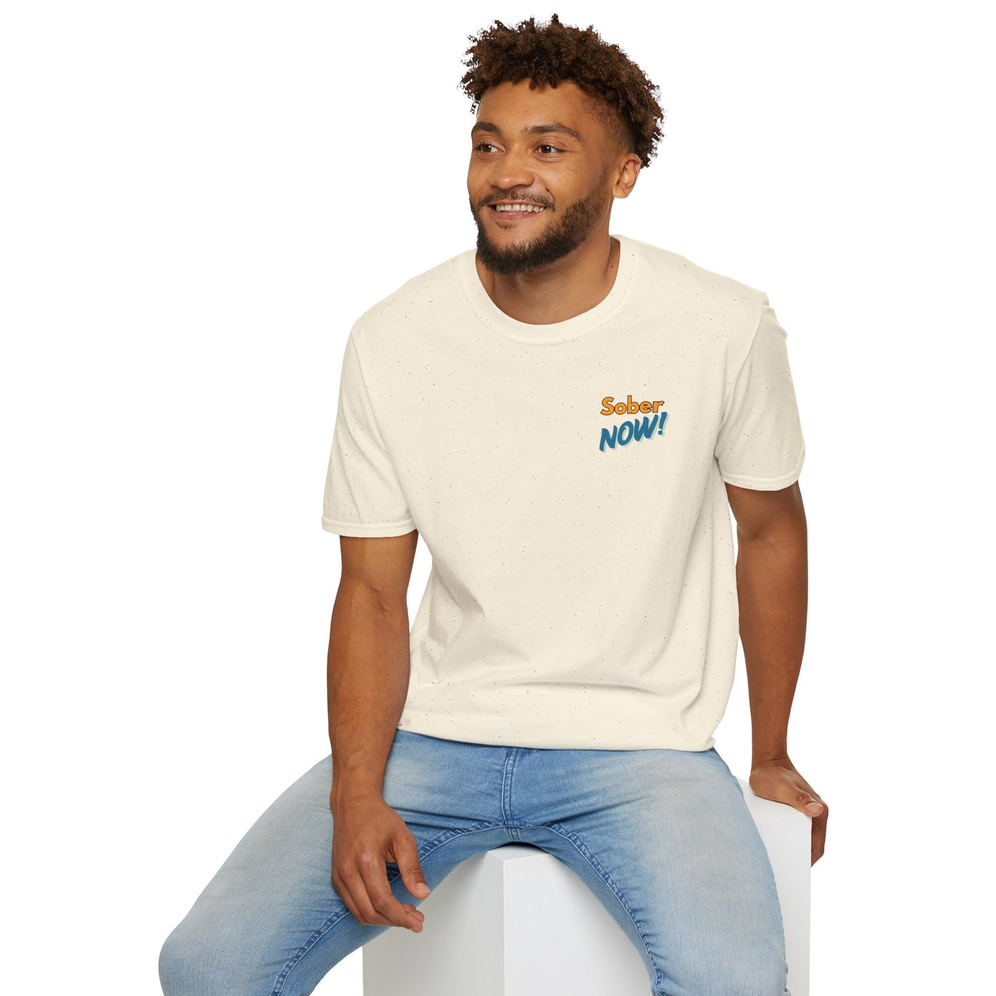 Sober Dad T-Shirt | Sober Now Graphic Tee | Sobriety Gift for Men | Recovery Shirt | Inspirational Sobriety Apparel | Clean & Sober Clothing