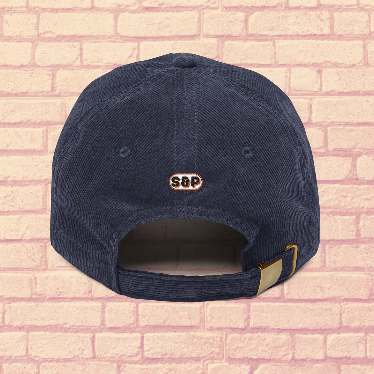 💪🧢 Sober & Strong Corduroy Hat 🌿🔵❤️ Vintage Baseball Cap, Sobriety Gift for Him or Her, Recovery Milestone Hat, Retro Unisex Sober Cap