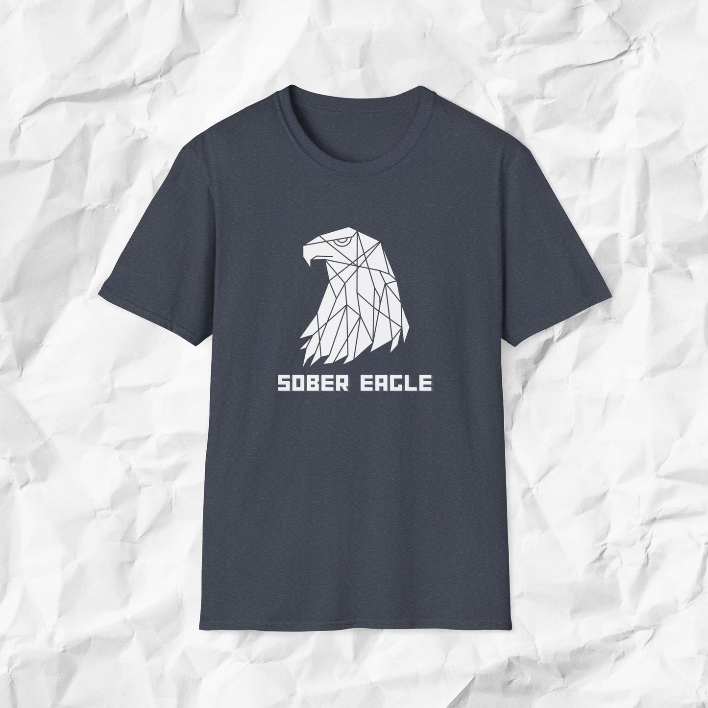 Sober Eagle T-Shirt – Inspirational Recovery Tee | Sobriety Gift for Men & Women | Motivational Graphic Shirt | Clean Living Apparel