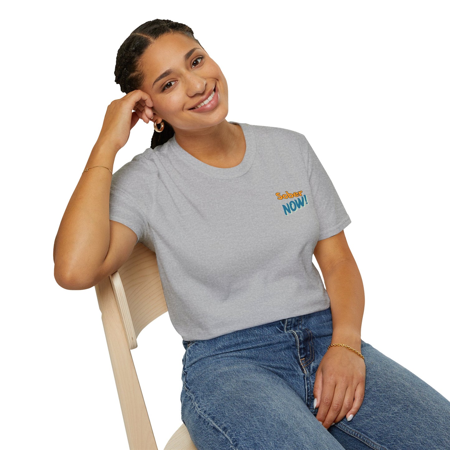 Sober Dad T-Shirt | Sober Now Graphic Tee | Sobriety Gift for Men | Recovery Shirt | Inspirational Sobriety Apparel | Clean & Sober Clothing